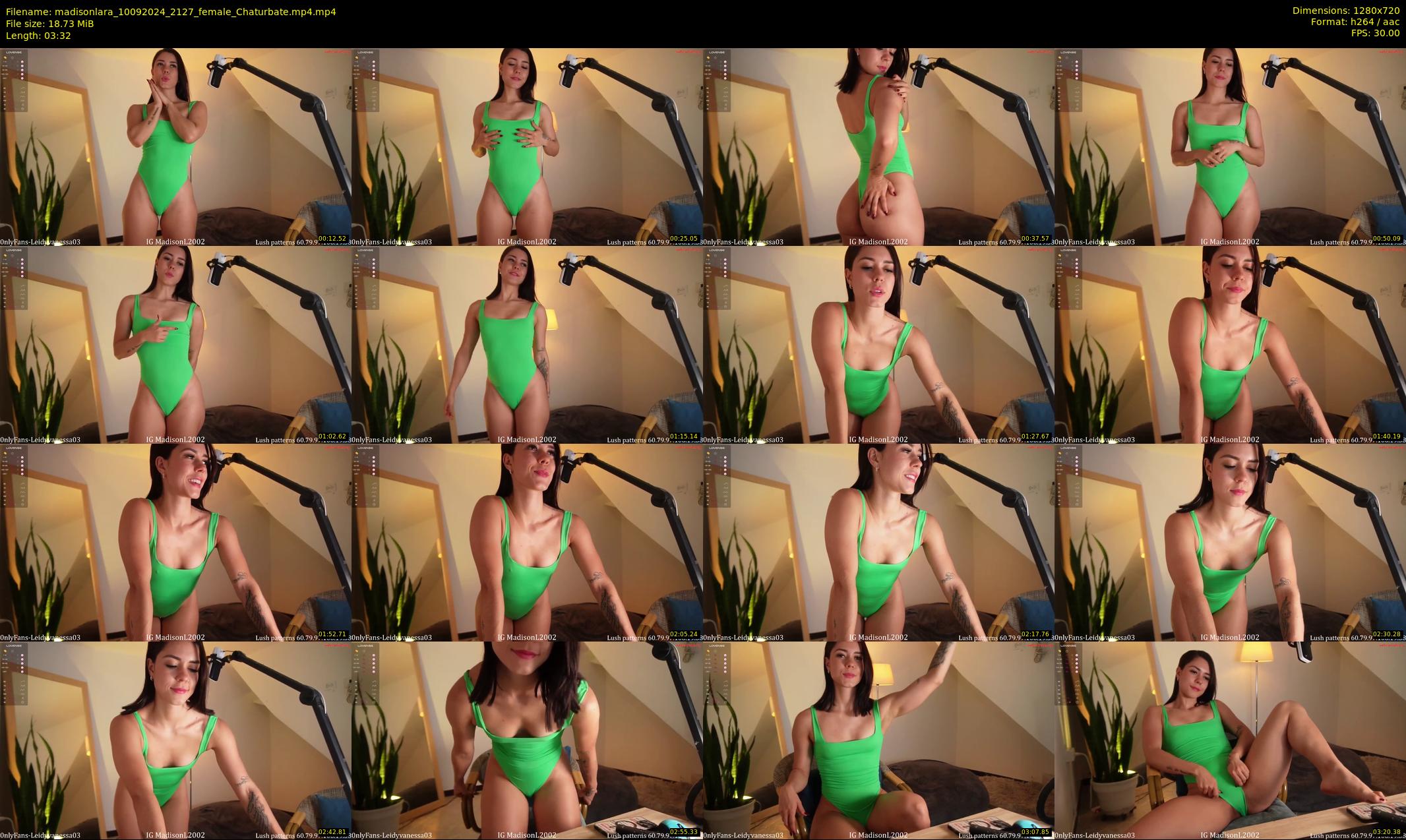 madisonlara — 4 minute Chaturbate female cam show recording, 720p, Sep 10, 2024