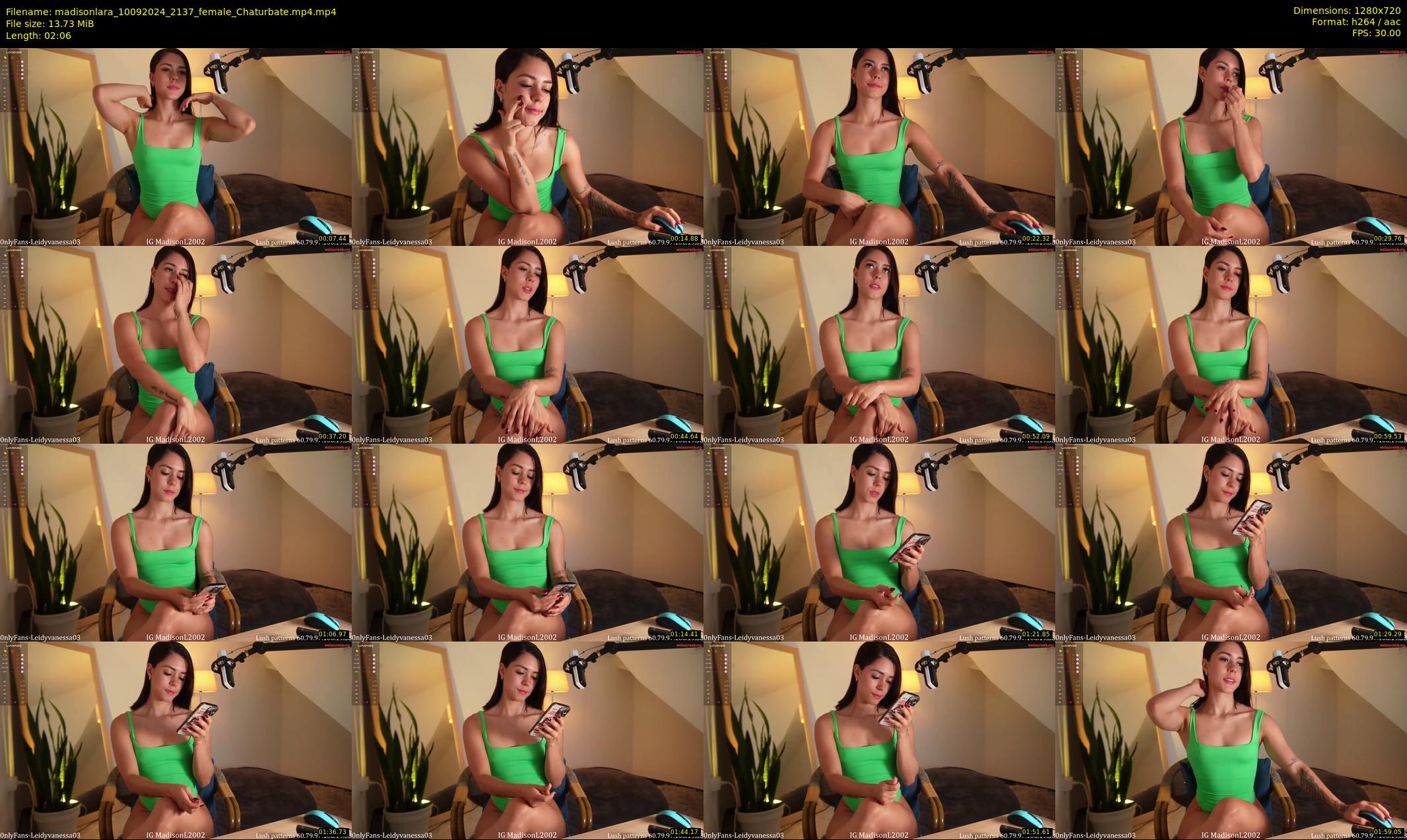 madisonlara — 3 minute Chaturbate female cam show recording, 720p, Sep 10, 2024