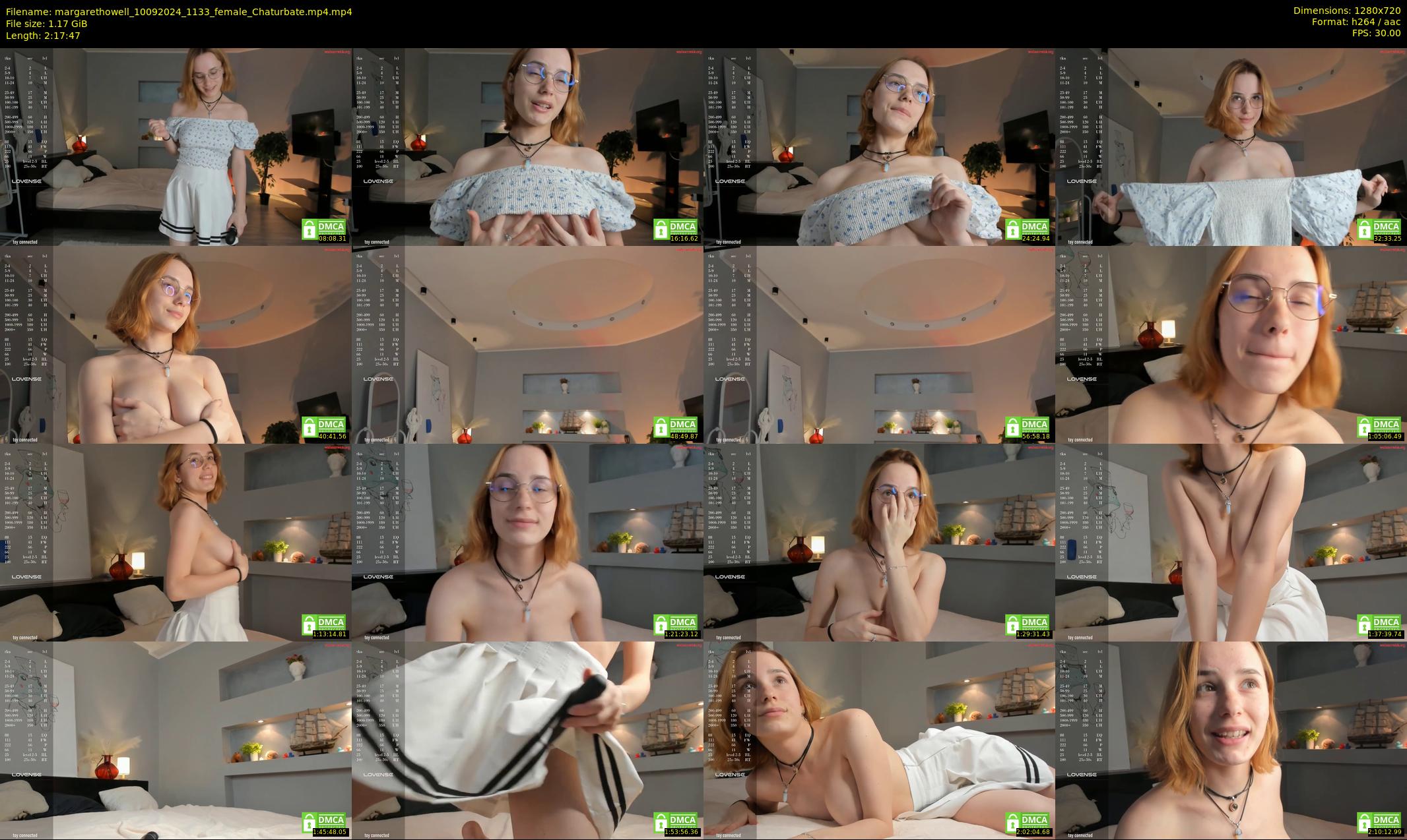 margarethowell — 138 minute Chaturbate female cam show recording, 720p, Sep 10, 2024