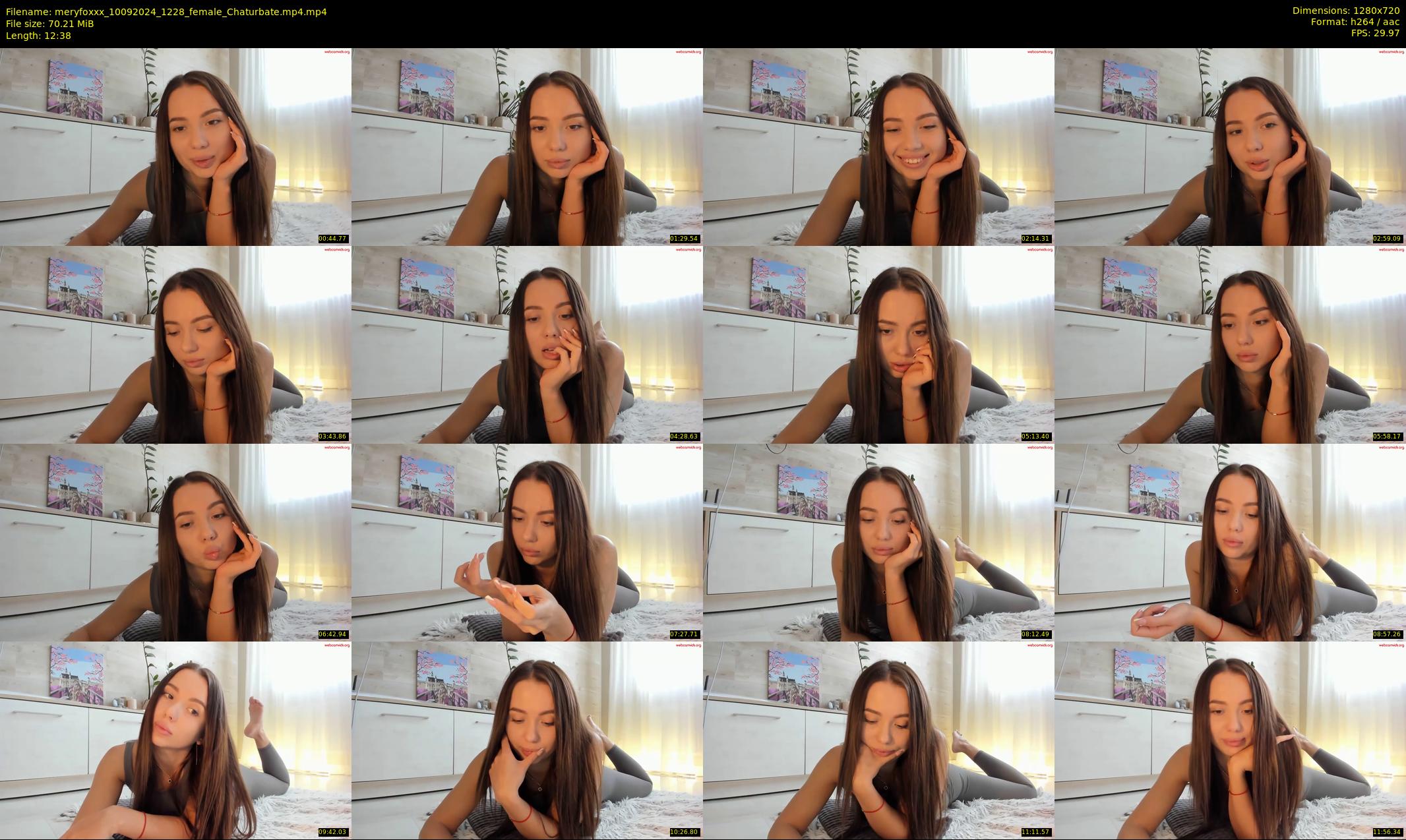 meryfoxxx — 13 minute Chaturbate female cam show recording, 720p, Sep 10, 2024