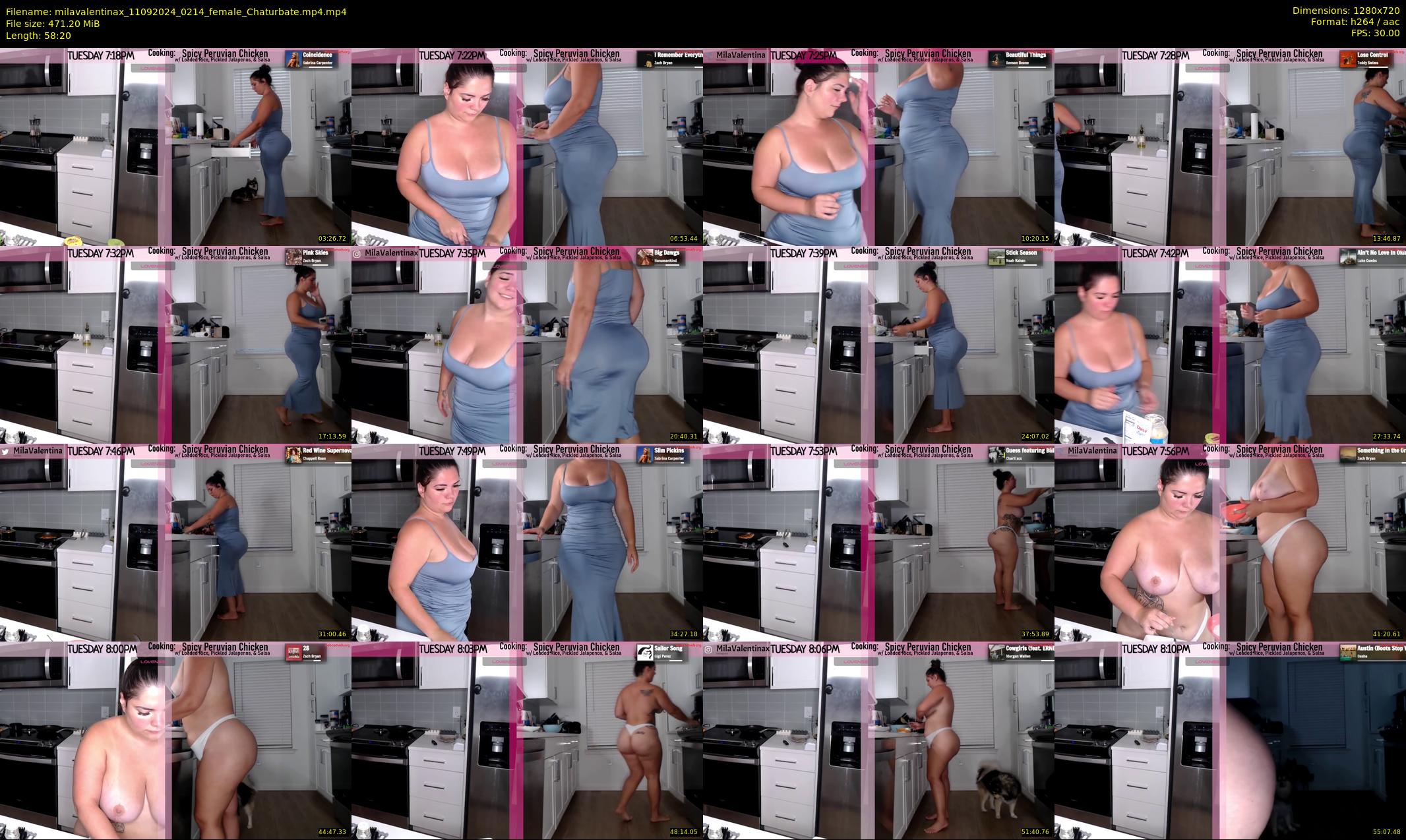 milavalentinax — 59 minute Chaturbate female cam show recording, 720p, Sep 11, 2024