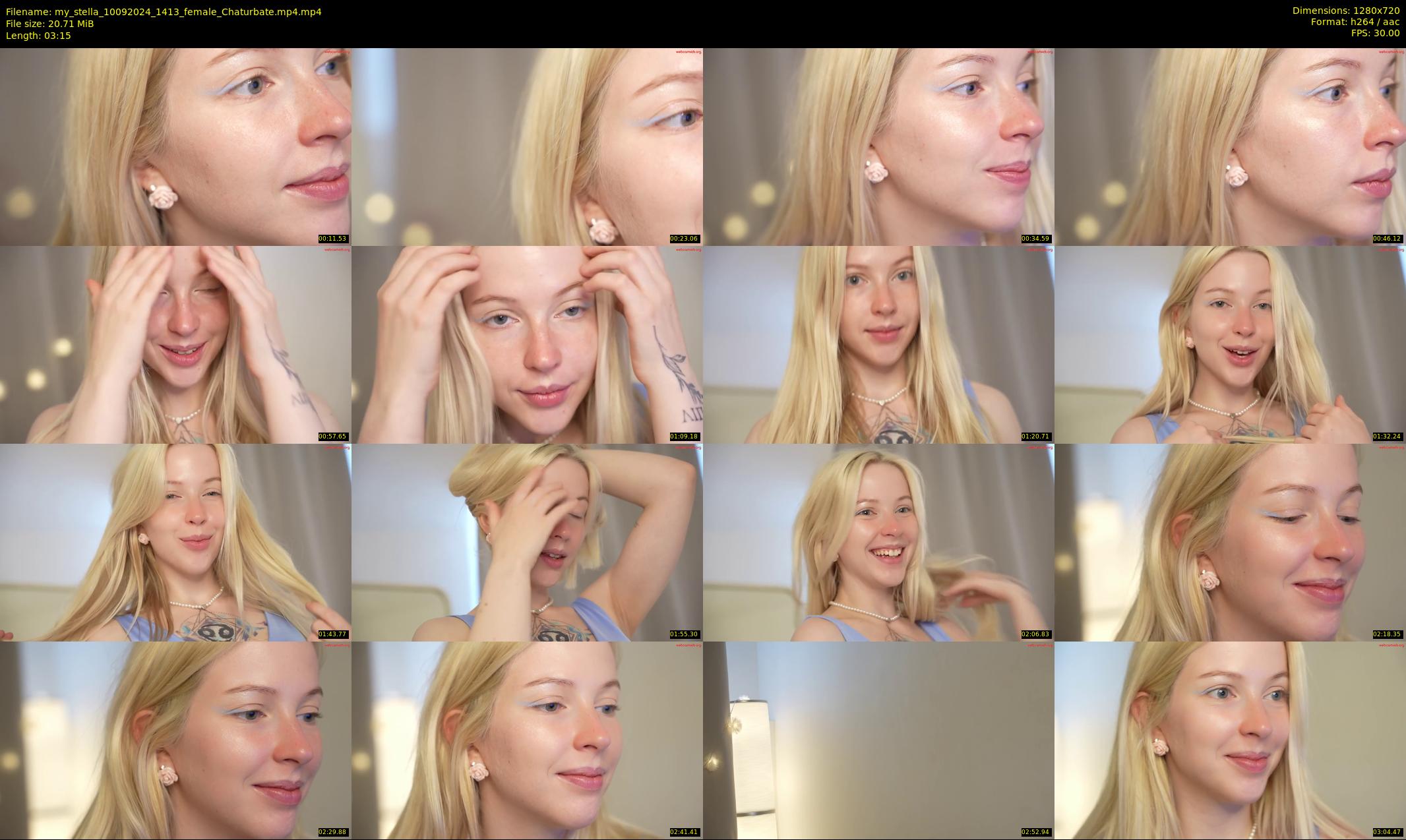 my_stella — 4 minute Chaturbate female cam show recording, 720p, Sep 10, 2024