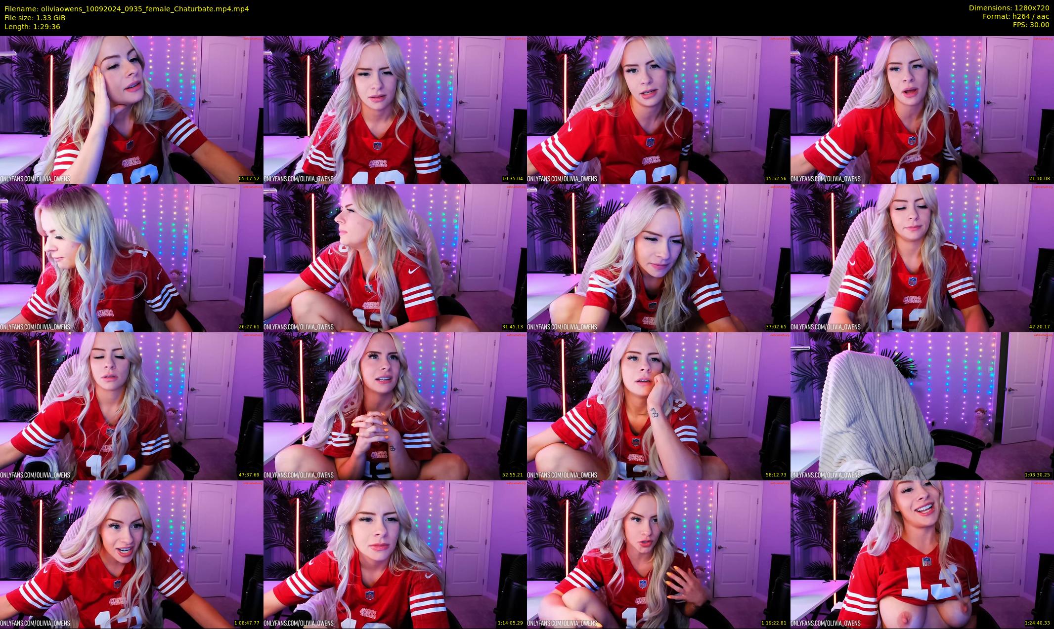 oliviaowens — 90 minute Chaturbate female cam show recording, 720p, Sep 10, 2024