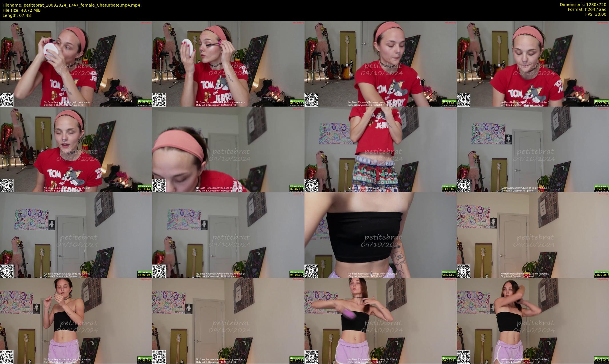 petitebrat — 8 minute Chaturbate female cam show recording, 720p, Sep 10, 2024