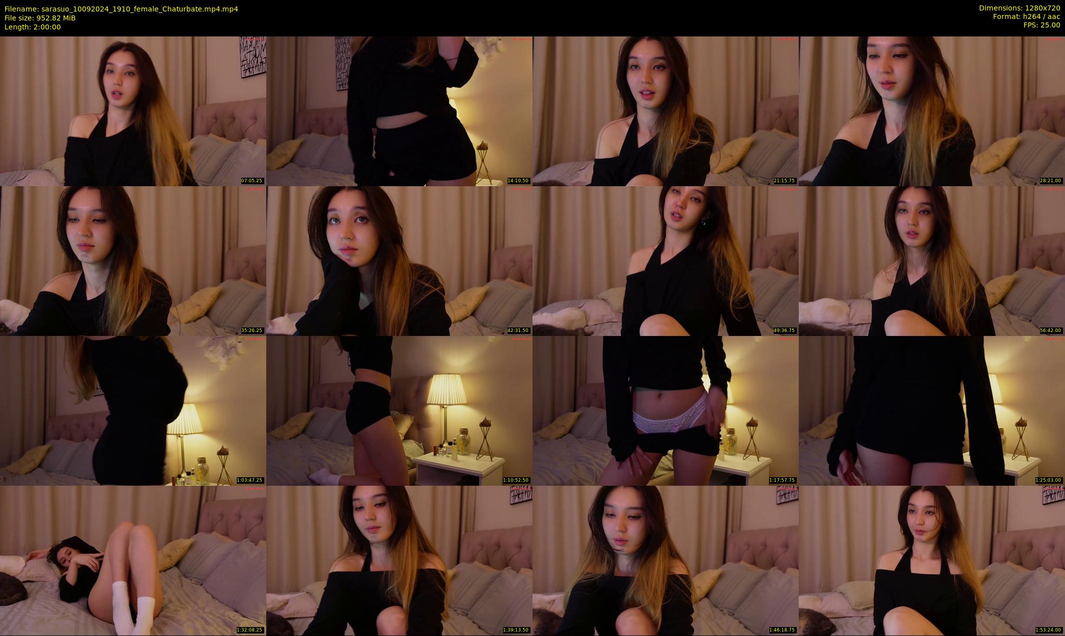 sarasuo — 120 minute Chaturbate female cam show recording, 720p, Sep 10, 2024