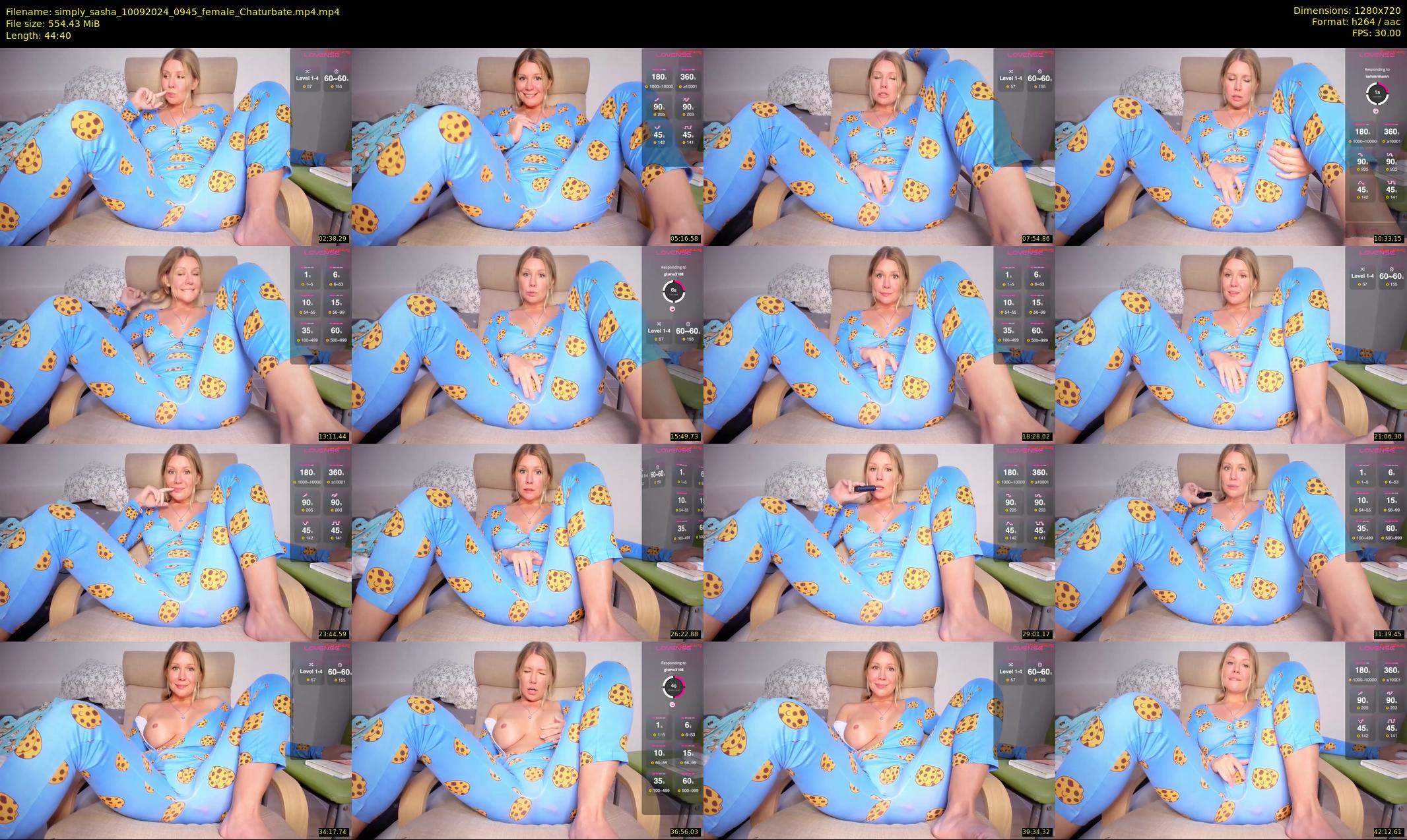 simply_sasha — 45 minute Chaturbate female cam show recording, 720p, Sep 10, 2024