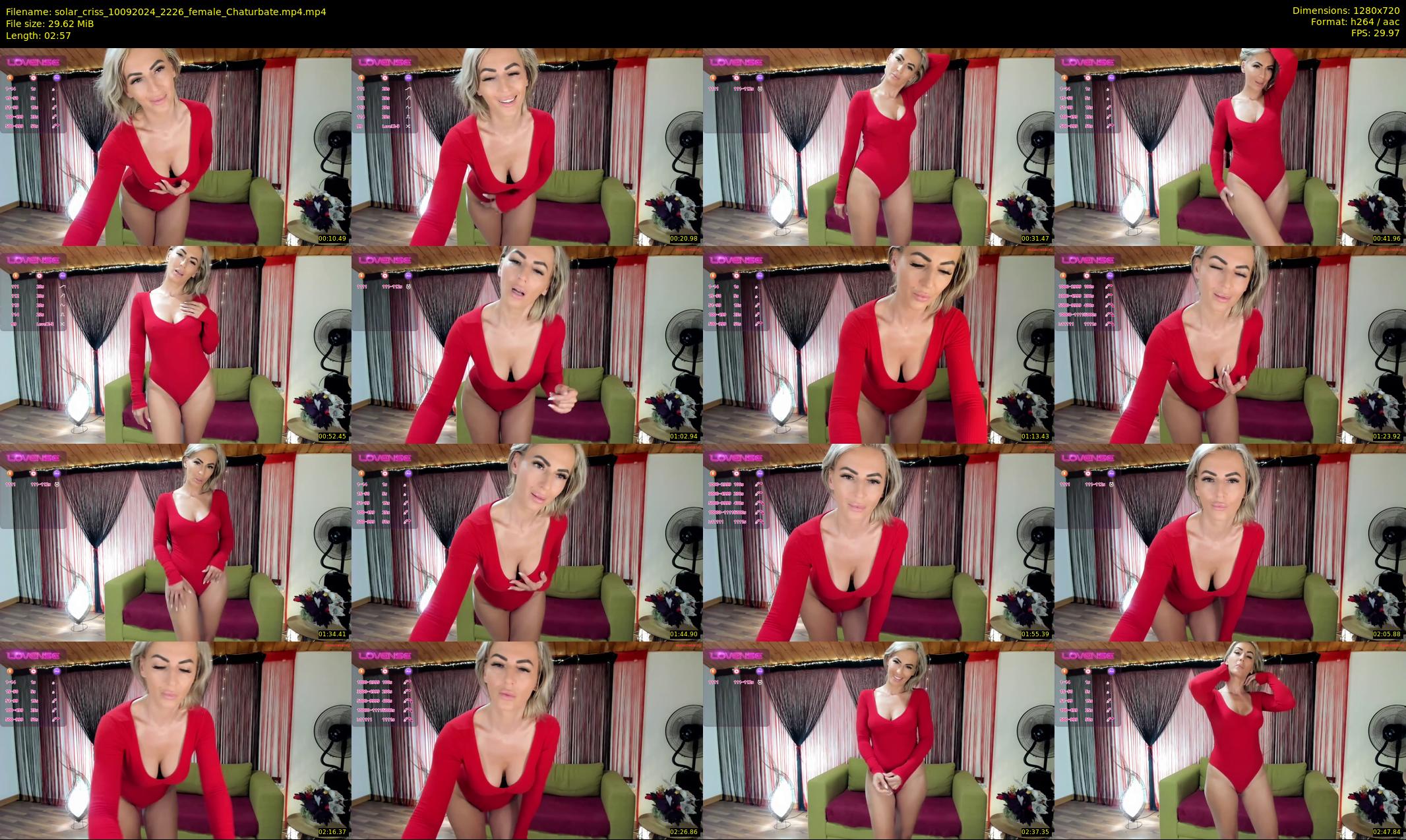 solar_criss — 3 minute Chaturbate female cam show recording, 720p, Sep 10, 2024