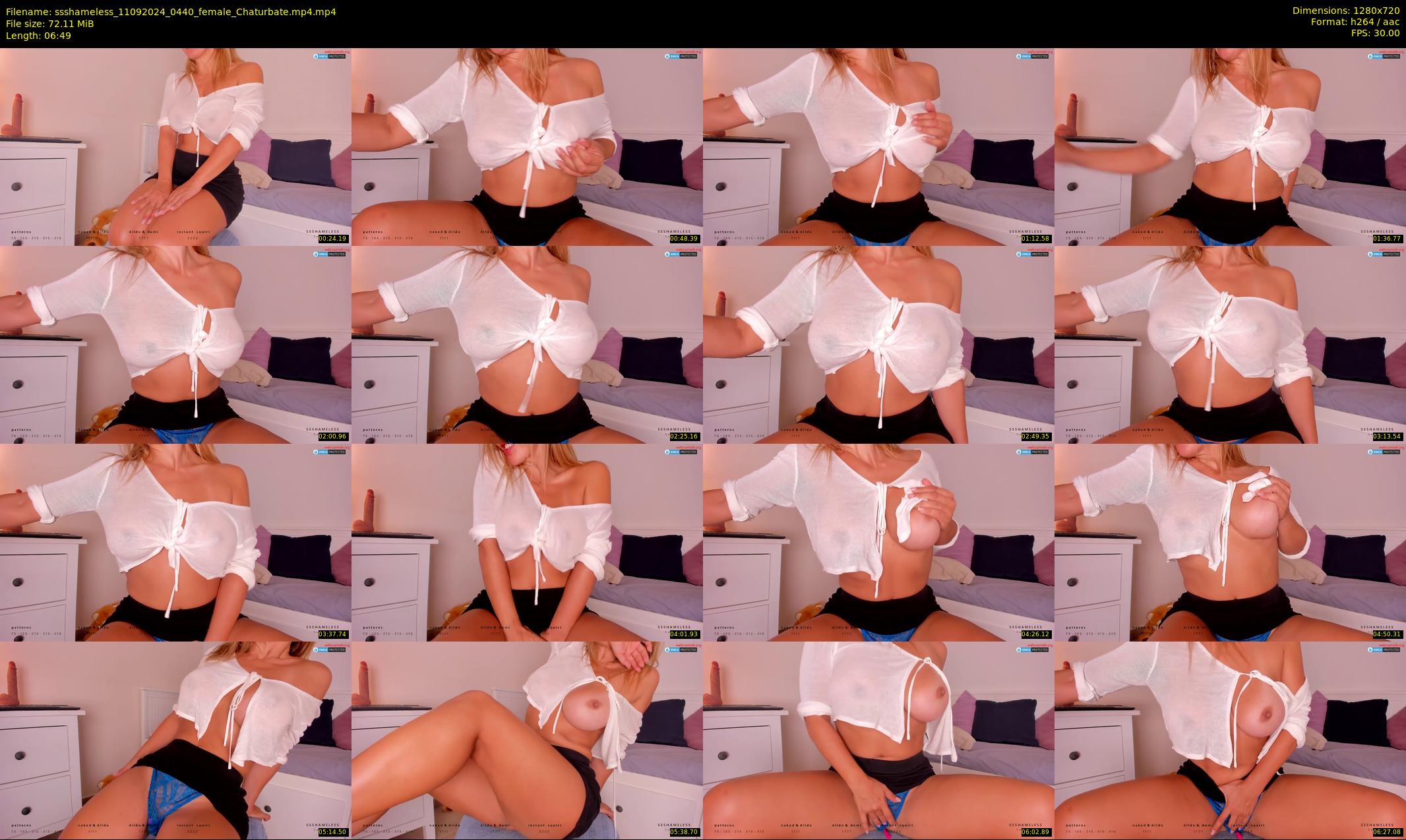 ssshameless — 7 minute Chaturbate female cam show recording, 720p, Sep 11, 2024