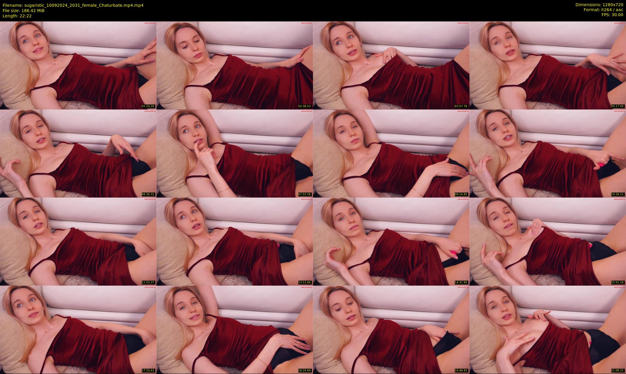 sugaristic — 23 minute Chaturbate female cam show recording, 720p, Sep 10, 2024