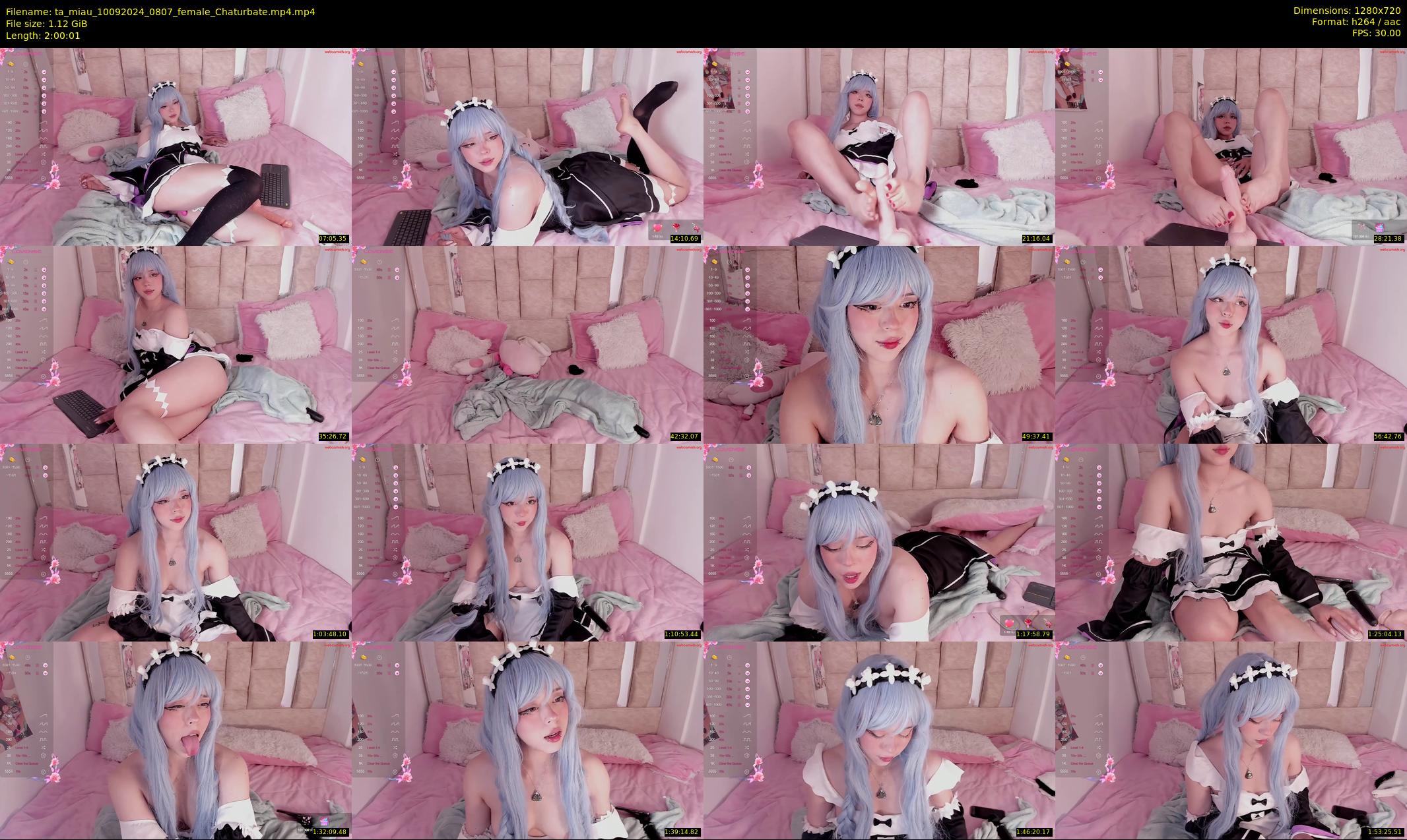 ta_miau — 121 minute Chaturbate female cam show recording, 720p, Sep 10, 2024