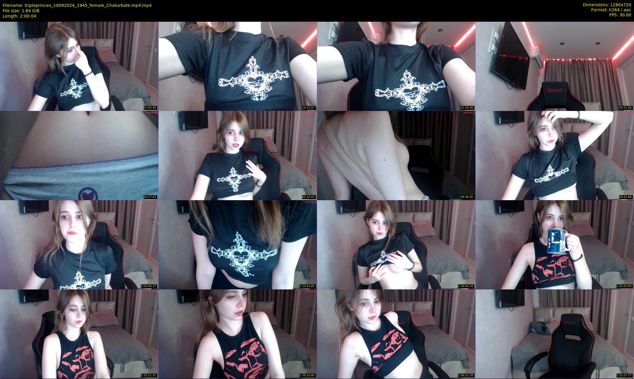tripleprinces — 121 minute Chaturbate female cam show recording, 720p, Sep 10, 2024
