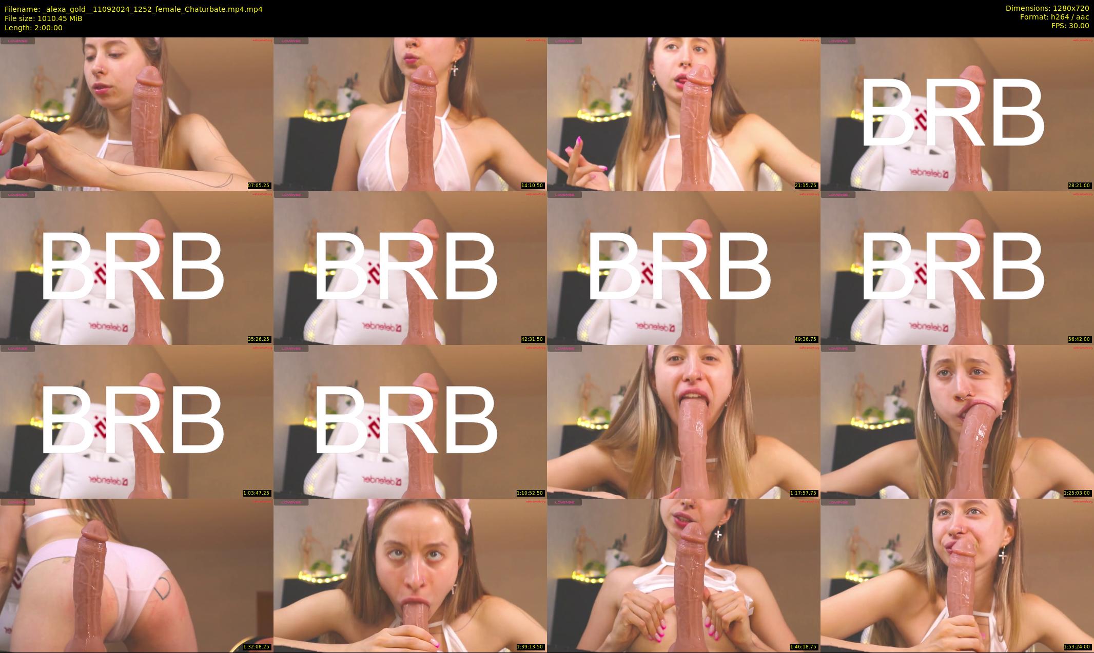 _alexa_gold_ — 120 minute Chaturbate female cam show recording, 720p, Sep 11, 2024