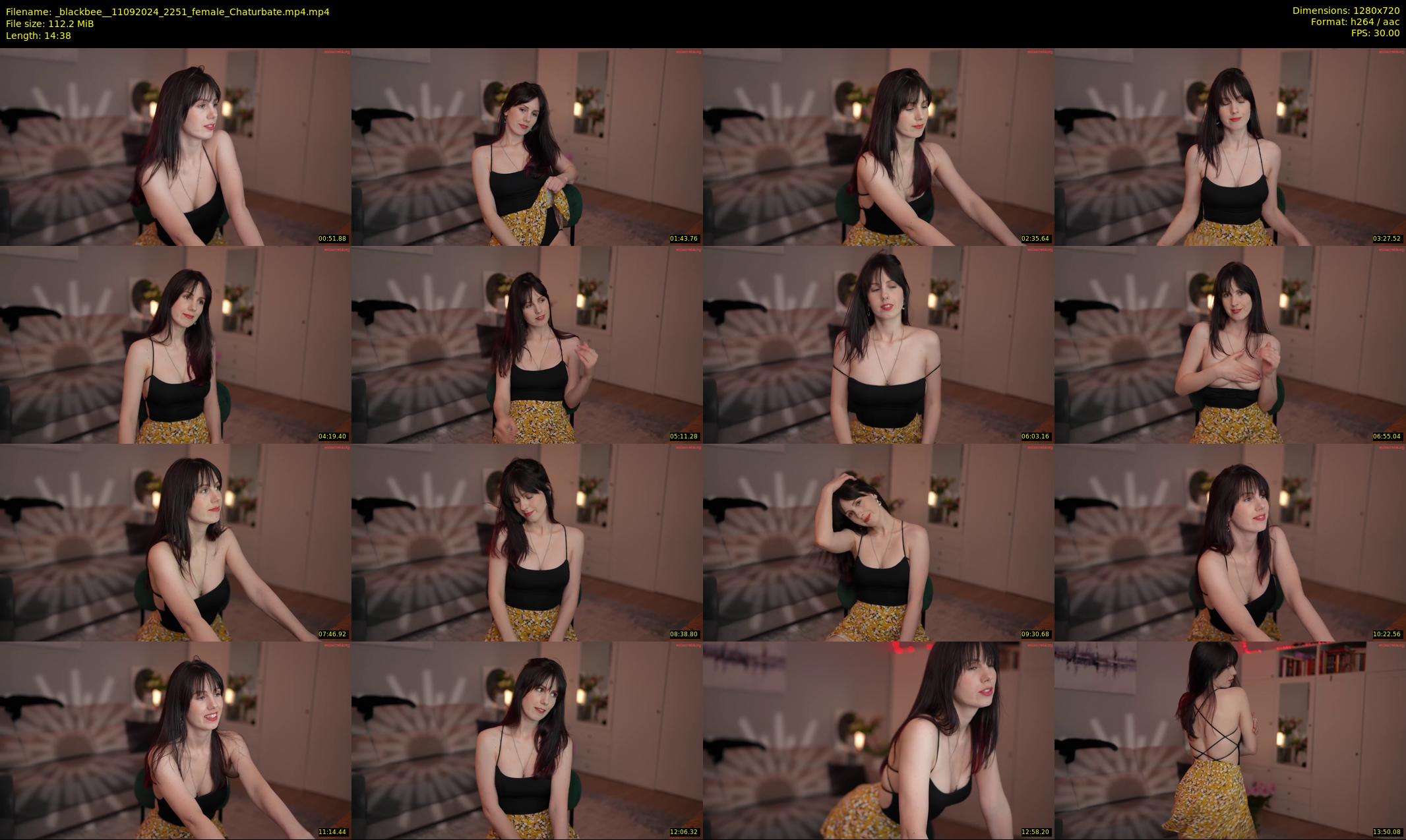 _blackbee_ — 15 minute Chaturbate female cam show recording, 720p, Sep 11, 2024