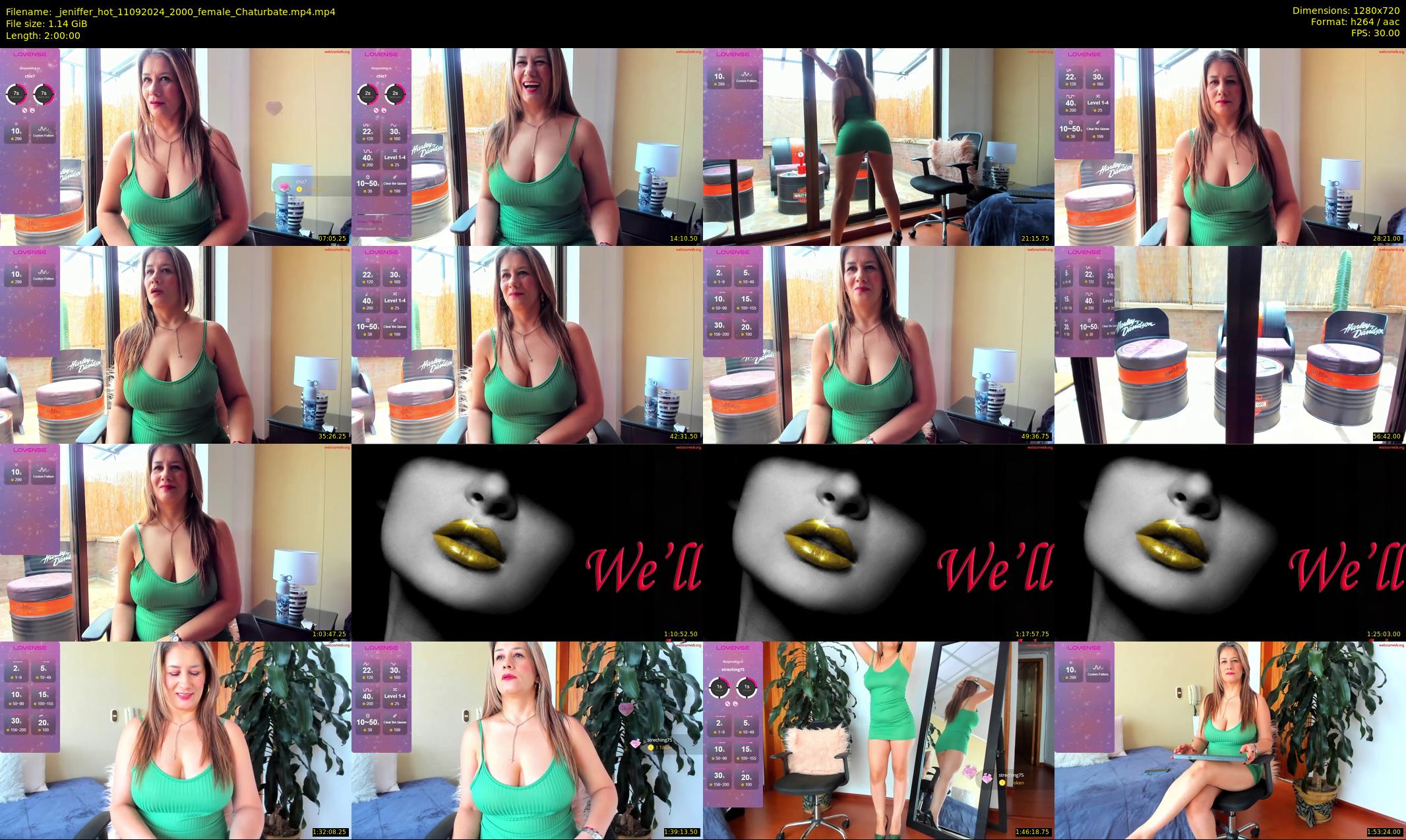 _jeniffer_hot — 120 minute Chaturbate female cam show recording, 720p, Sep 11, 2024