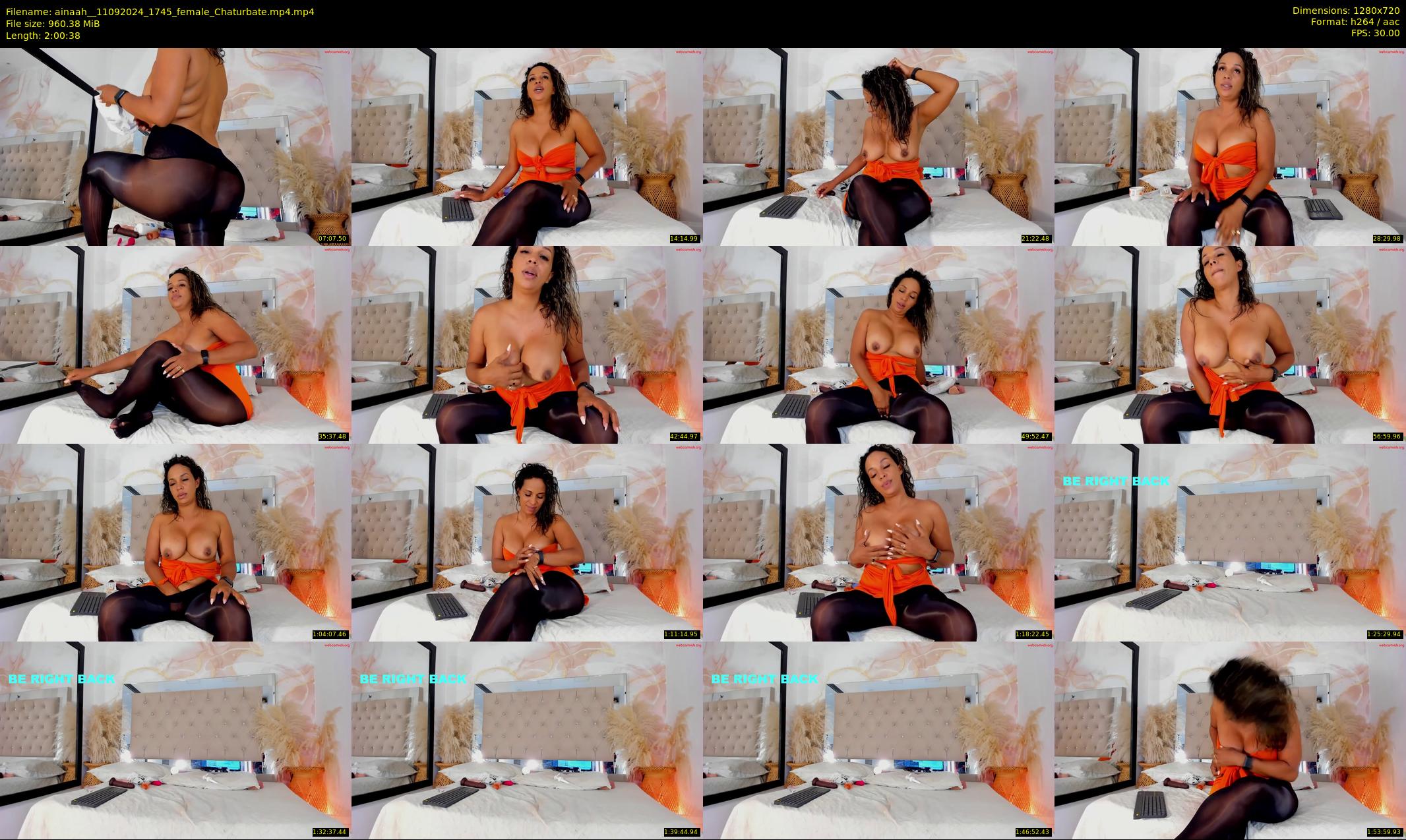 ainaah_ — 121 minute Chaturbate female cam show recording, 720p, Sep 11, 2024