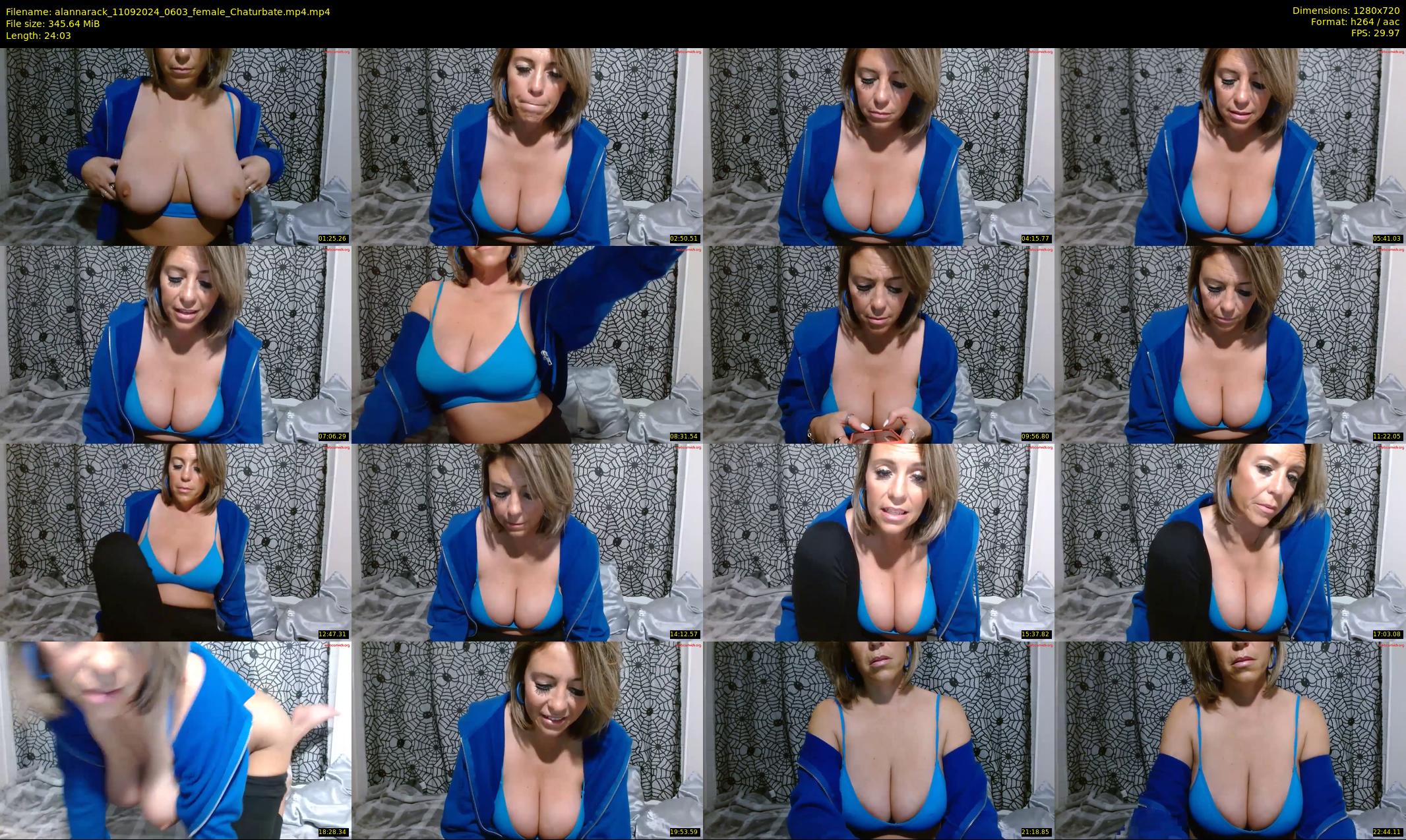 alannarack — 25 minute Chaturbate female cam show recording, 720p, Sep 11, 2024
