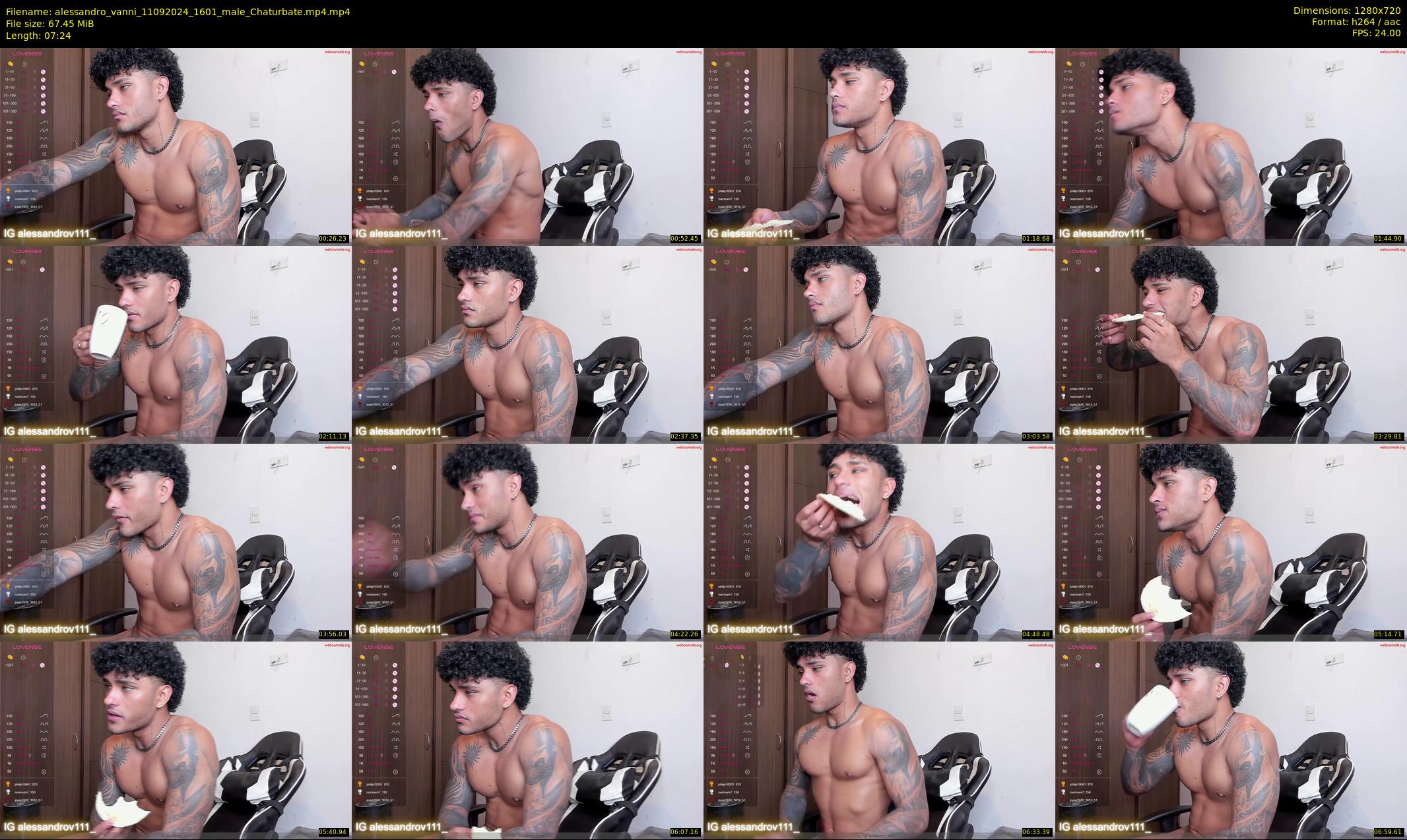 alessandro_vanni — 8 minute Chaturbate male cam show recording, 720p, Sep 11, 2024