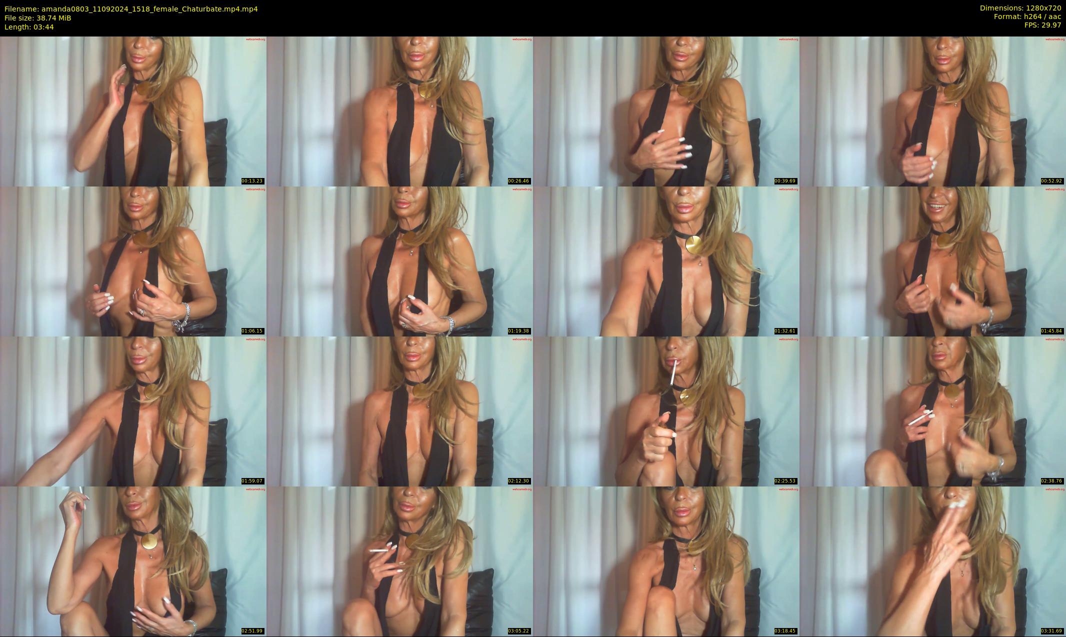 amanda0803 — 4 minute Chaturbate female cam show recording, 720p, Sep 11, 2024