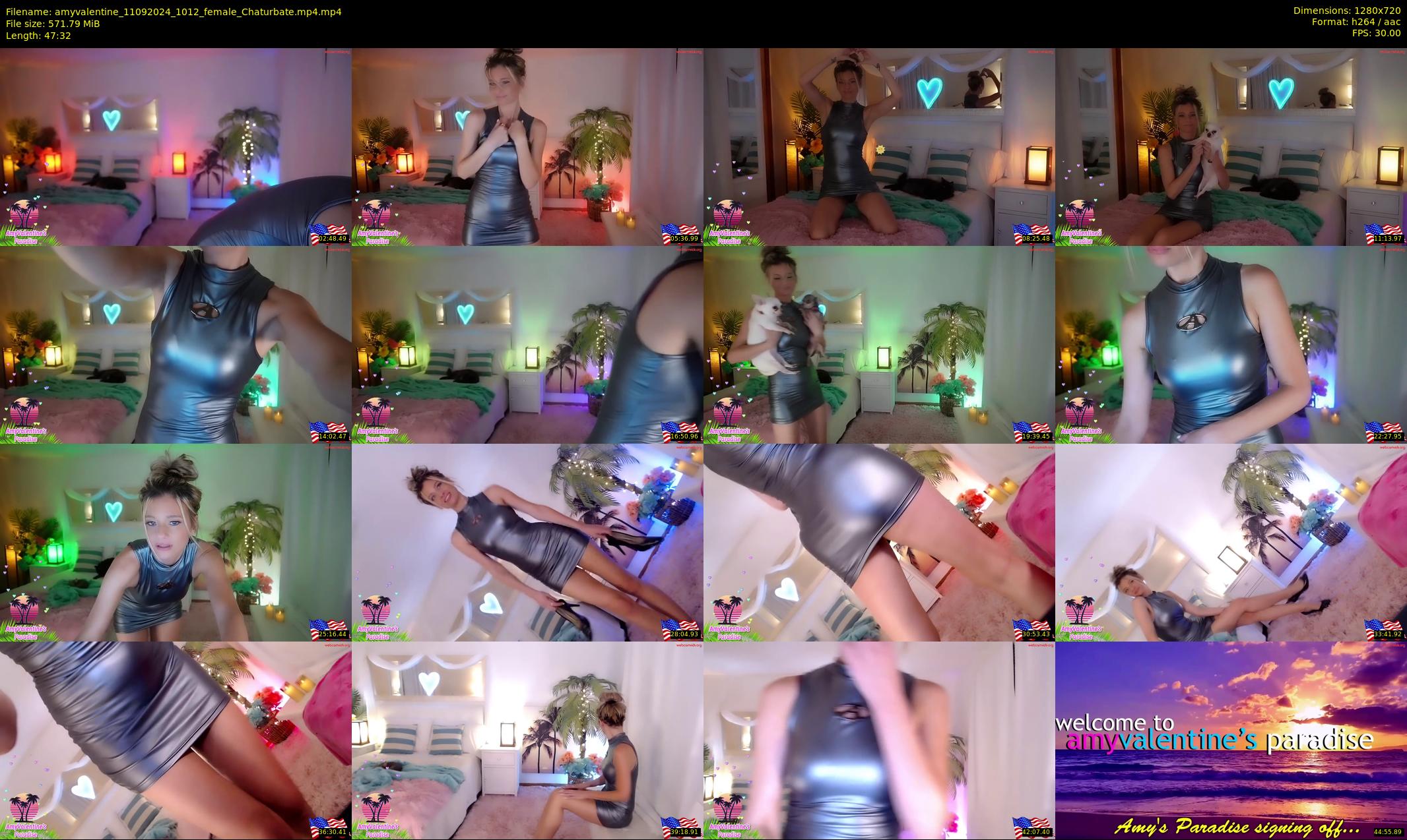 amyvalentine — 48 minute Chaturbate female cam show recording, 720p, Sep 11, 2024