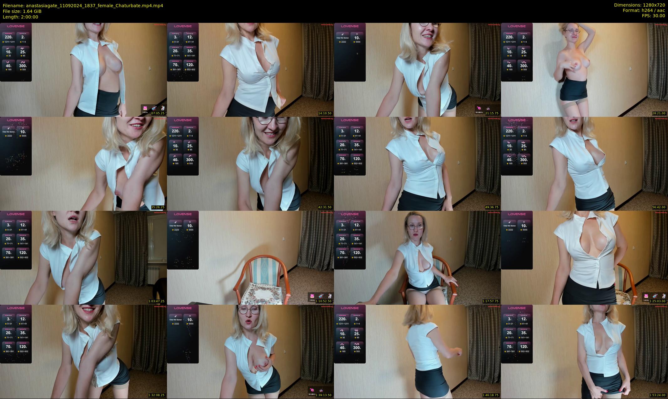 anastasiagate — 120 minute Chaturbate female cam show recording, 720p, Sep 11, 2024