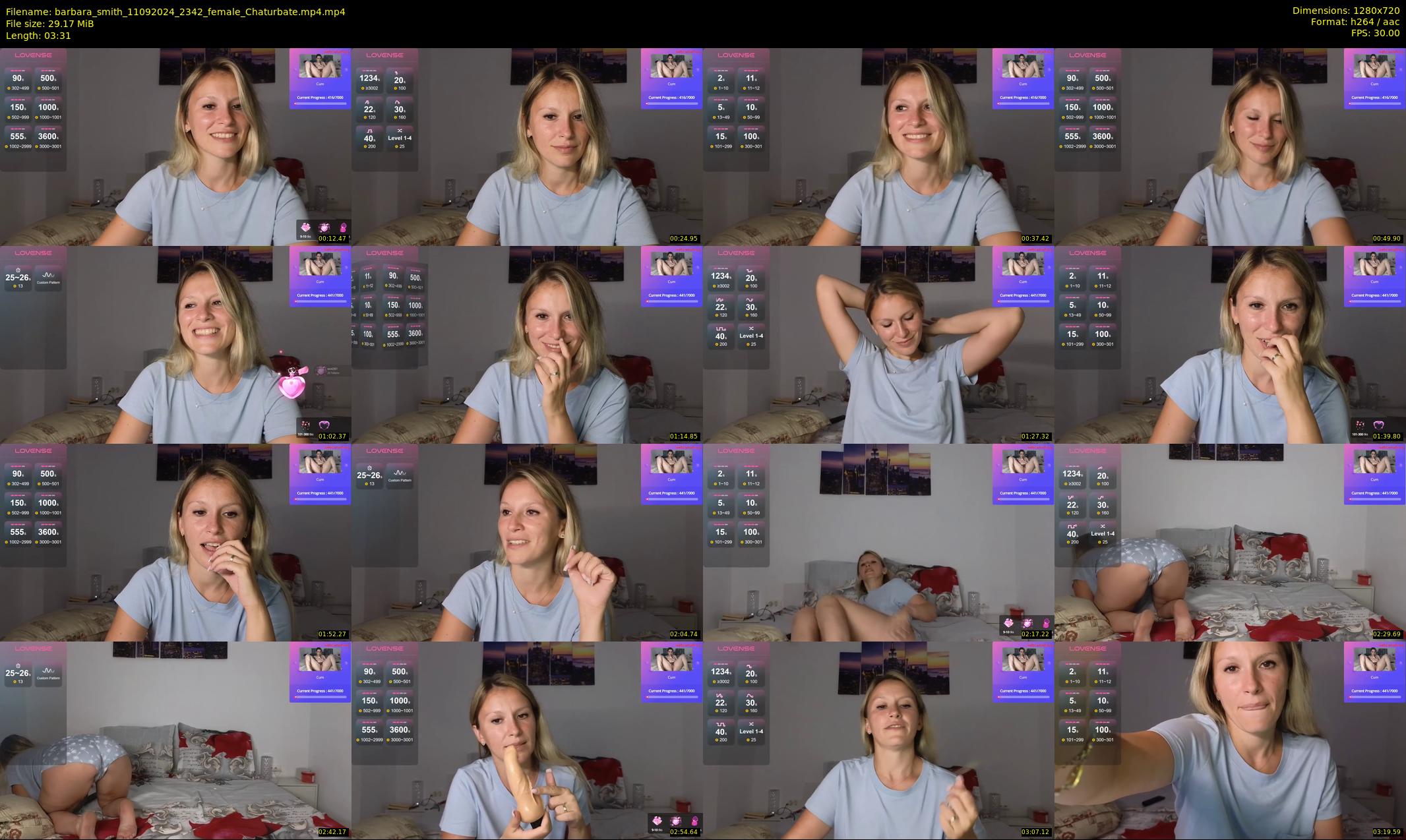 barbara_smith — 4 minute Chaturbate female cam show recording, 720p, Sep 11, 2024
