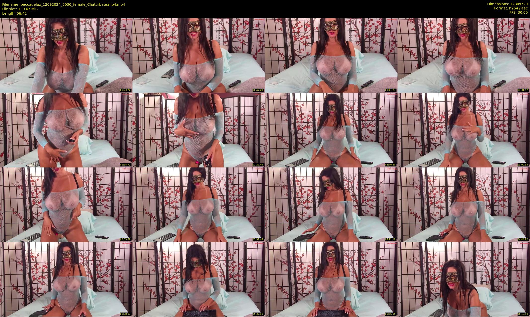 beccadelux — 7 minute Chaturbate female cam show recording, 720p, Sep 12, 2024