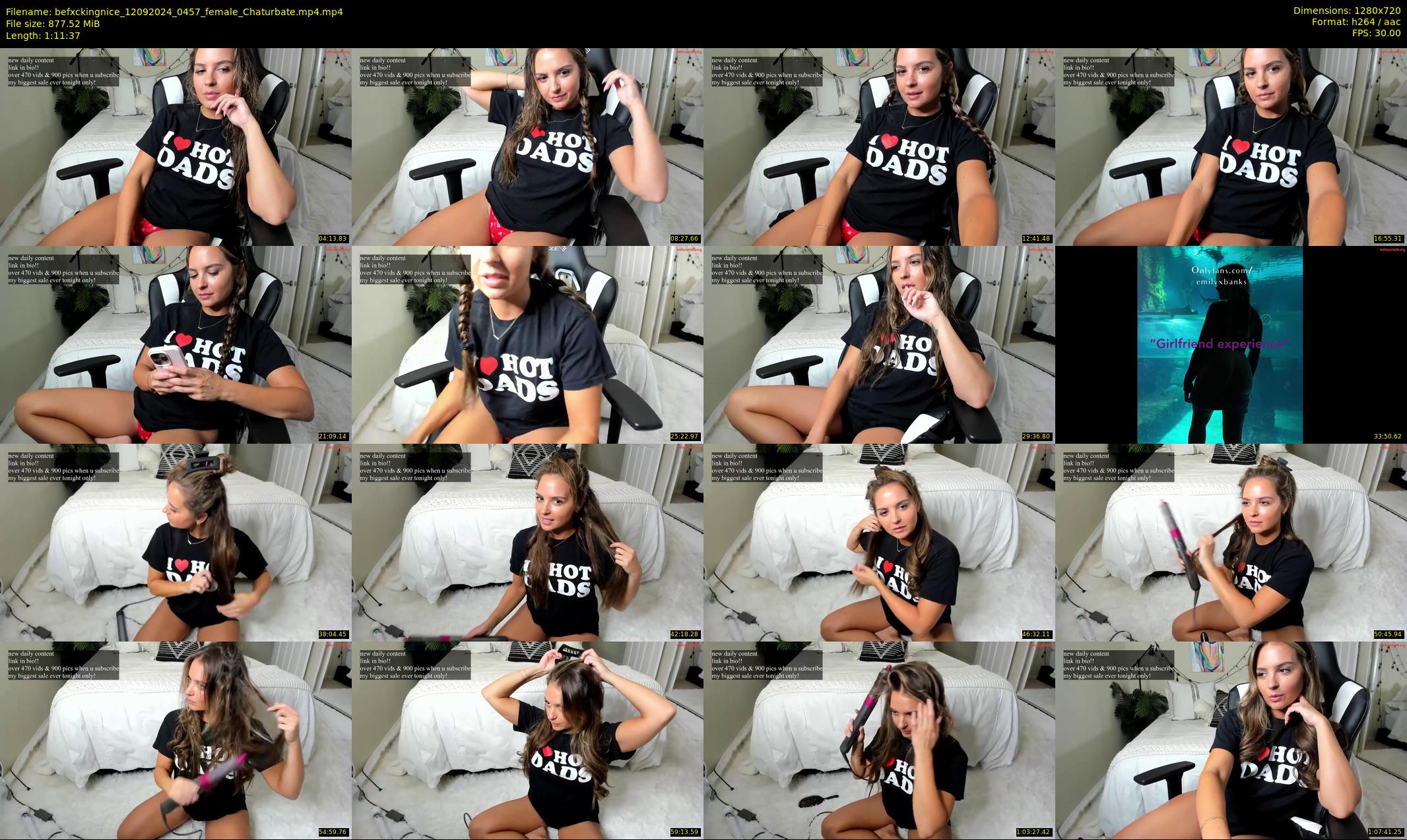 befxckingnice — 72 minute Chaturbate female cam show recording, 720p, Sep 12, 2024