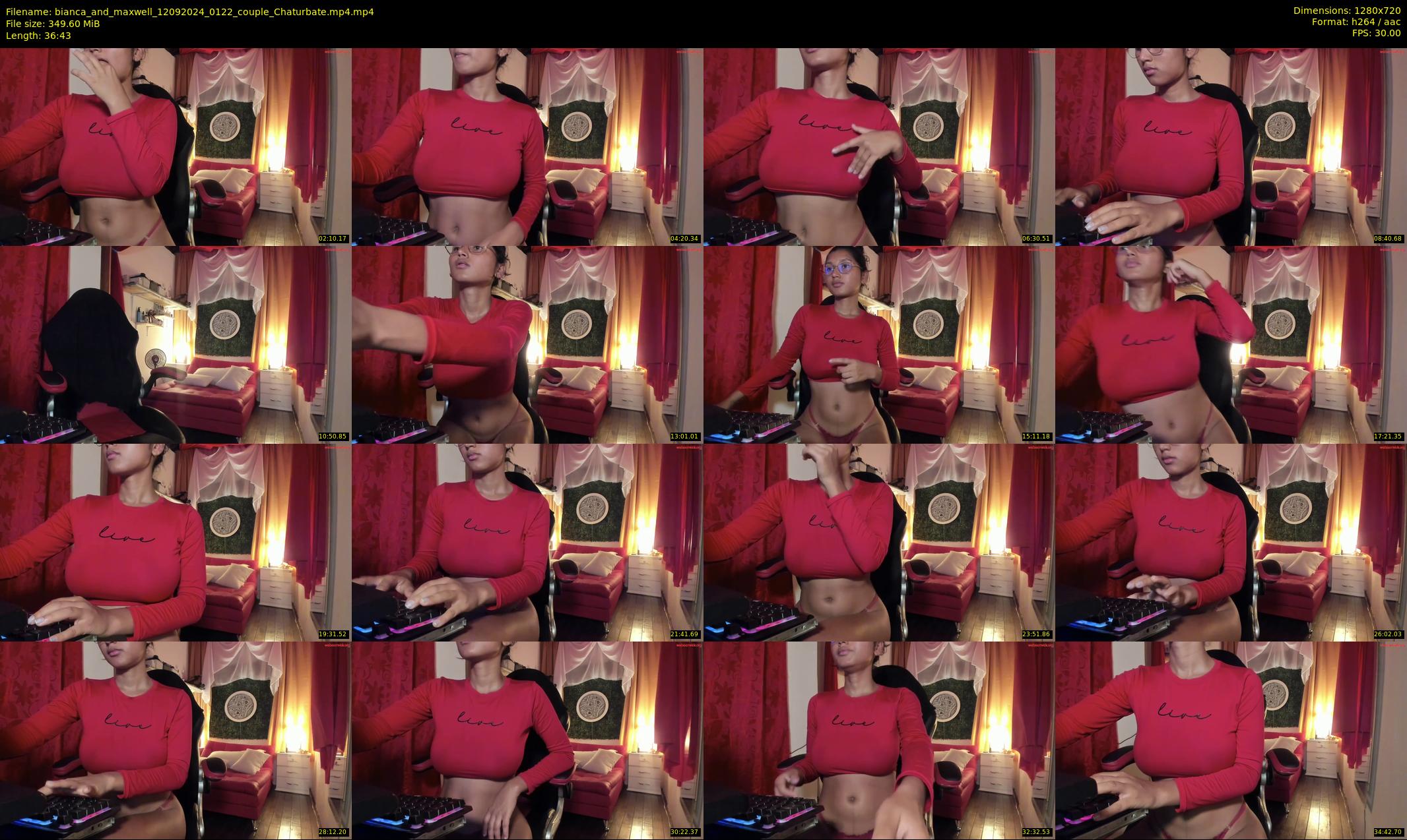 bianca_and_maxwell — 37 minute Chaturbate couple cam show recording, 720p, Sep 12, 2024