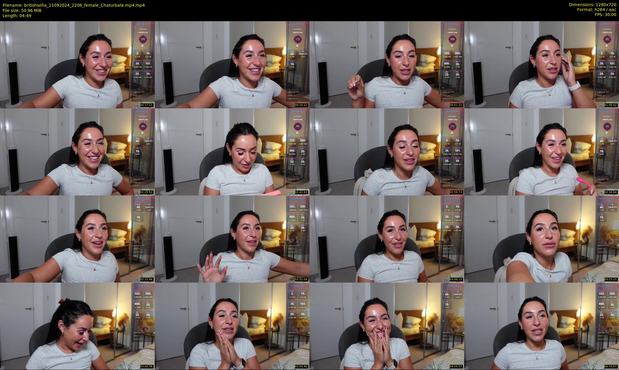 britishsofia — 5 minute Chaturbate female cam show recording, 720p, Sep 11, 2024