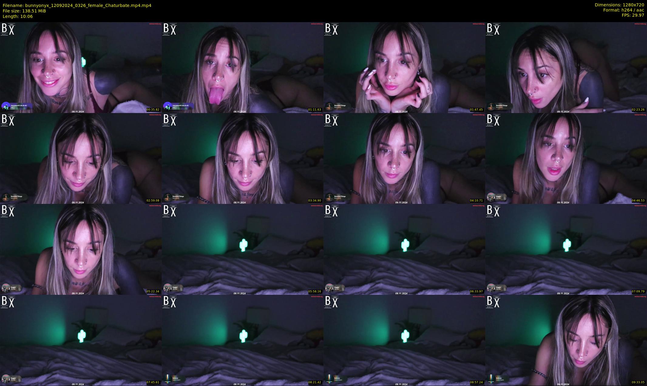 bunnyonyx — 11 minute Chaturbate female cam show recording, 720p, Sep 12, 2024