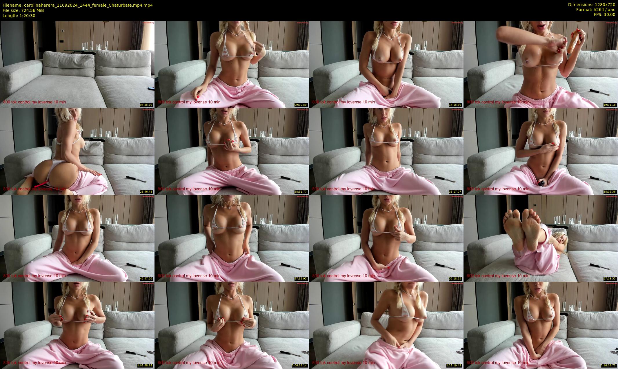 carolinaherera — 81 minute Chaturbate female cam show recording, 720p, Sep 11, 2024