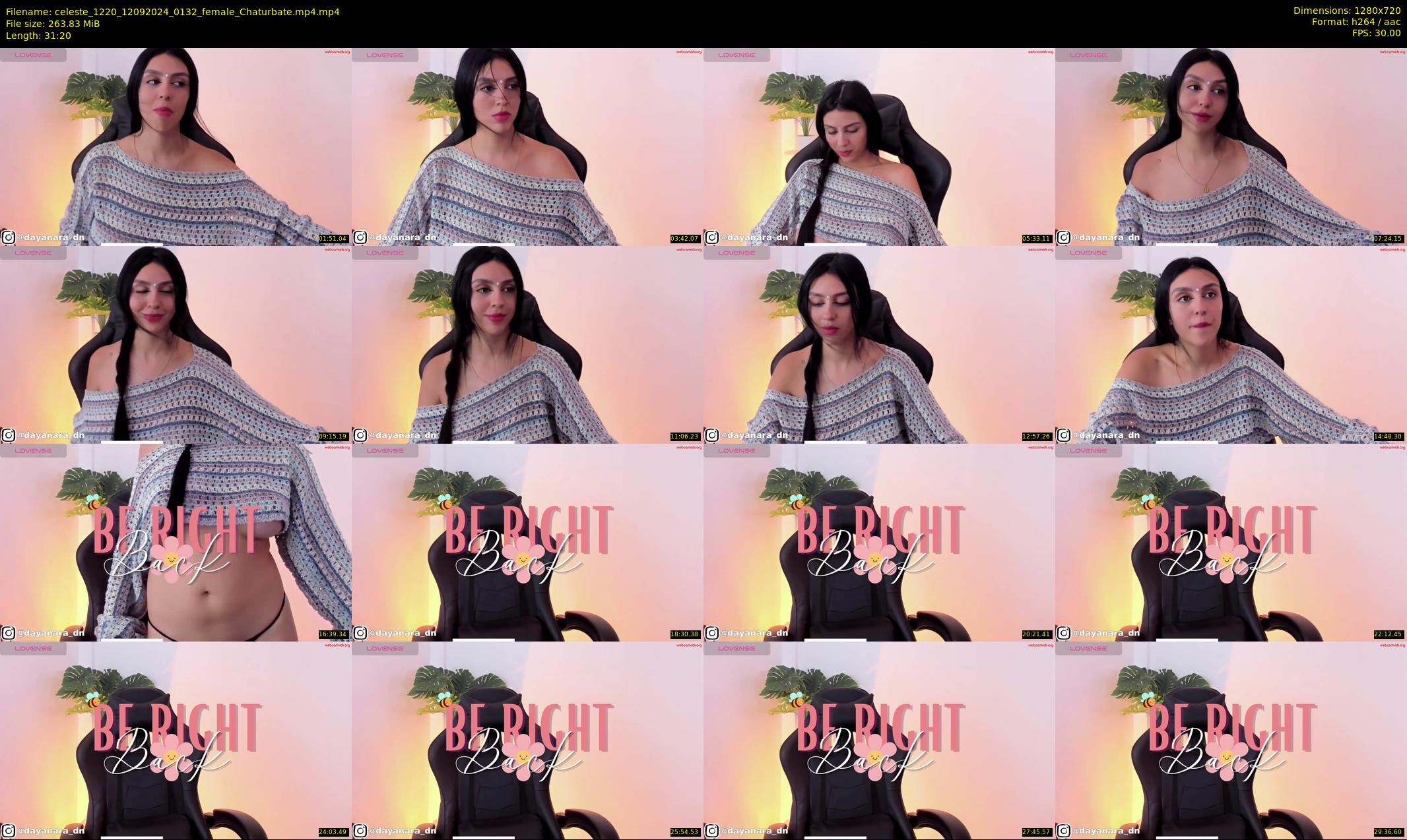 celeste_1220 — 32 minute Chaturbate female cam show recording, 720p, Sep 12, 2024