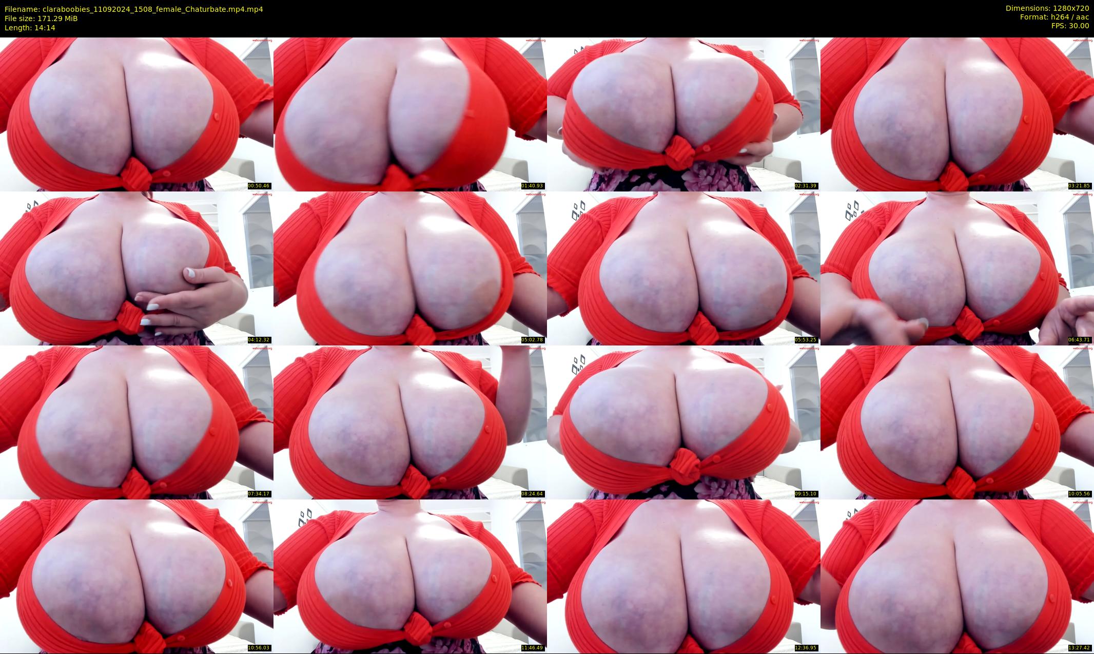 claraboobies — 15 minute Chaturbate female cam show recording, 720p, Sep 11, 2024
