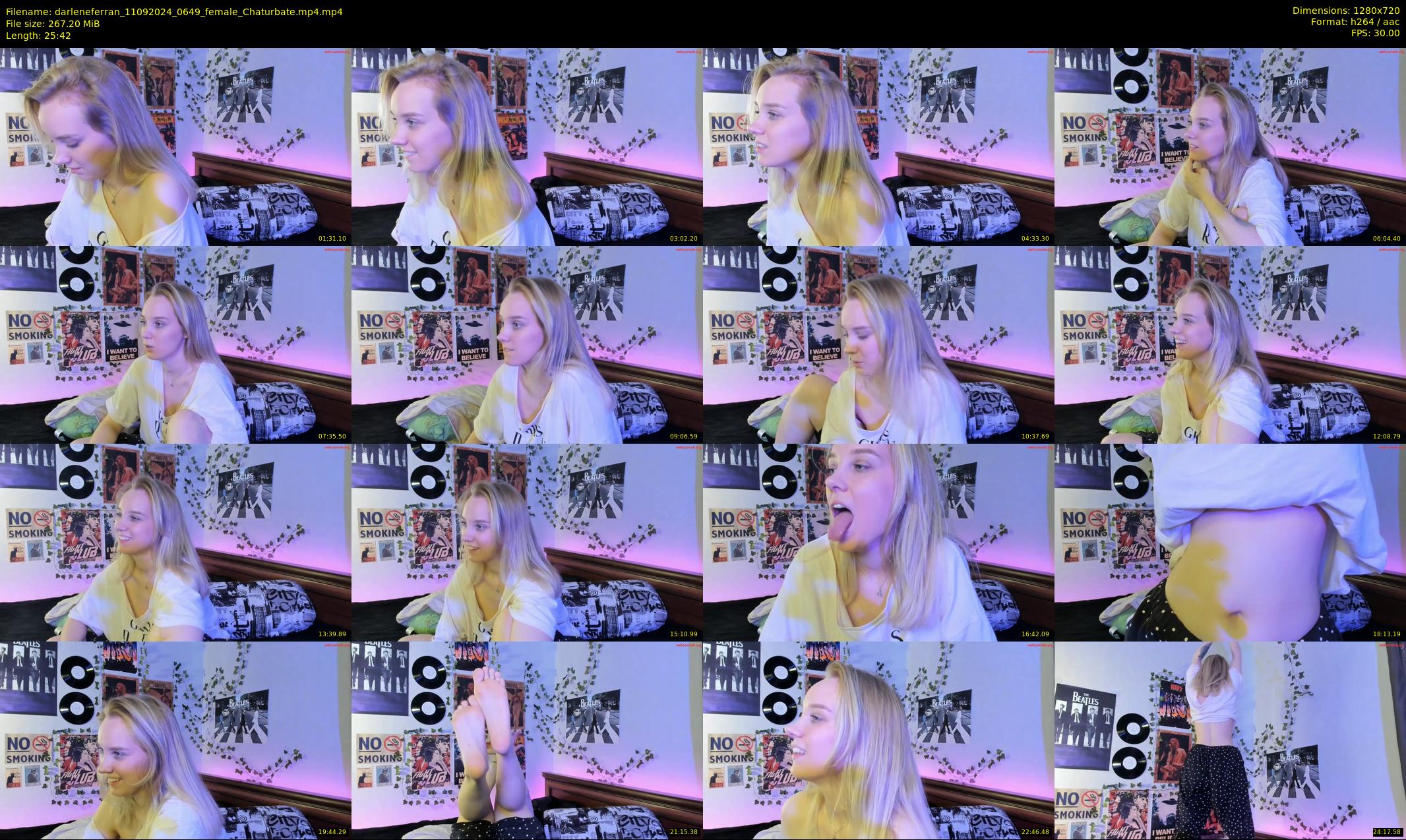 darleneferran — 26 minute Chaturbate female cam show recording, 720p, Sep 11, 2024