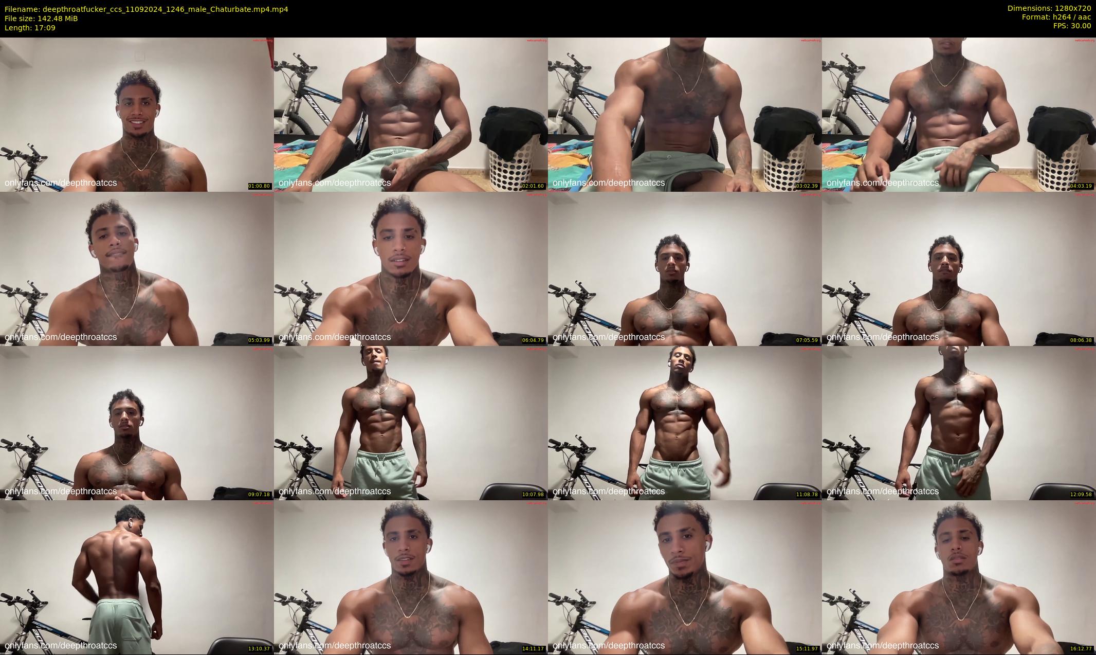 deepthroatfucker_ccs — 18 minute Chaturbate male cam show recording, 720p, Sep 11, 2024