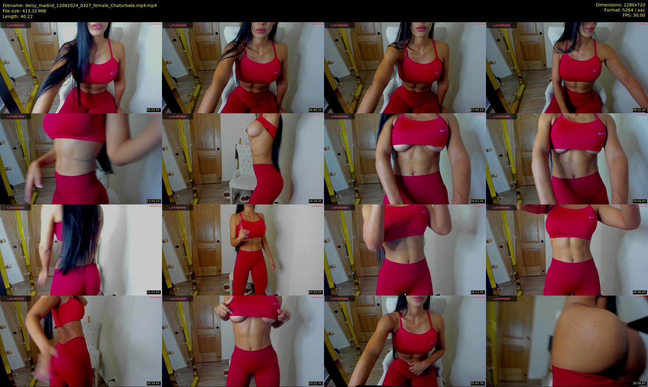 deisy_madrid — 41 minute Chaturbate female cam show recording, 720p, Sep 12, 2024