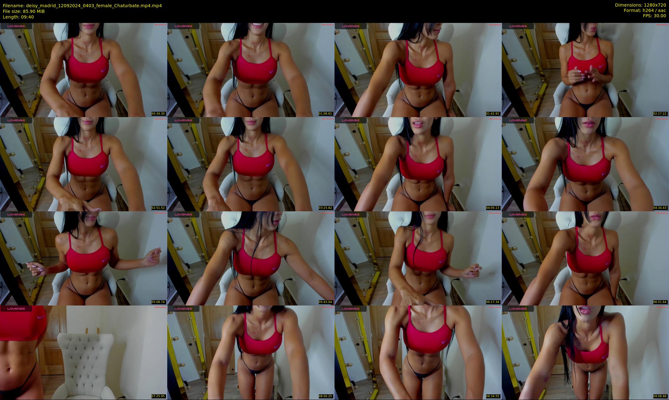 deisy_madrid — 10 minute Chaturbate female cam show recording, 720p, Sep 12, 2024