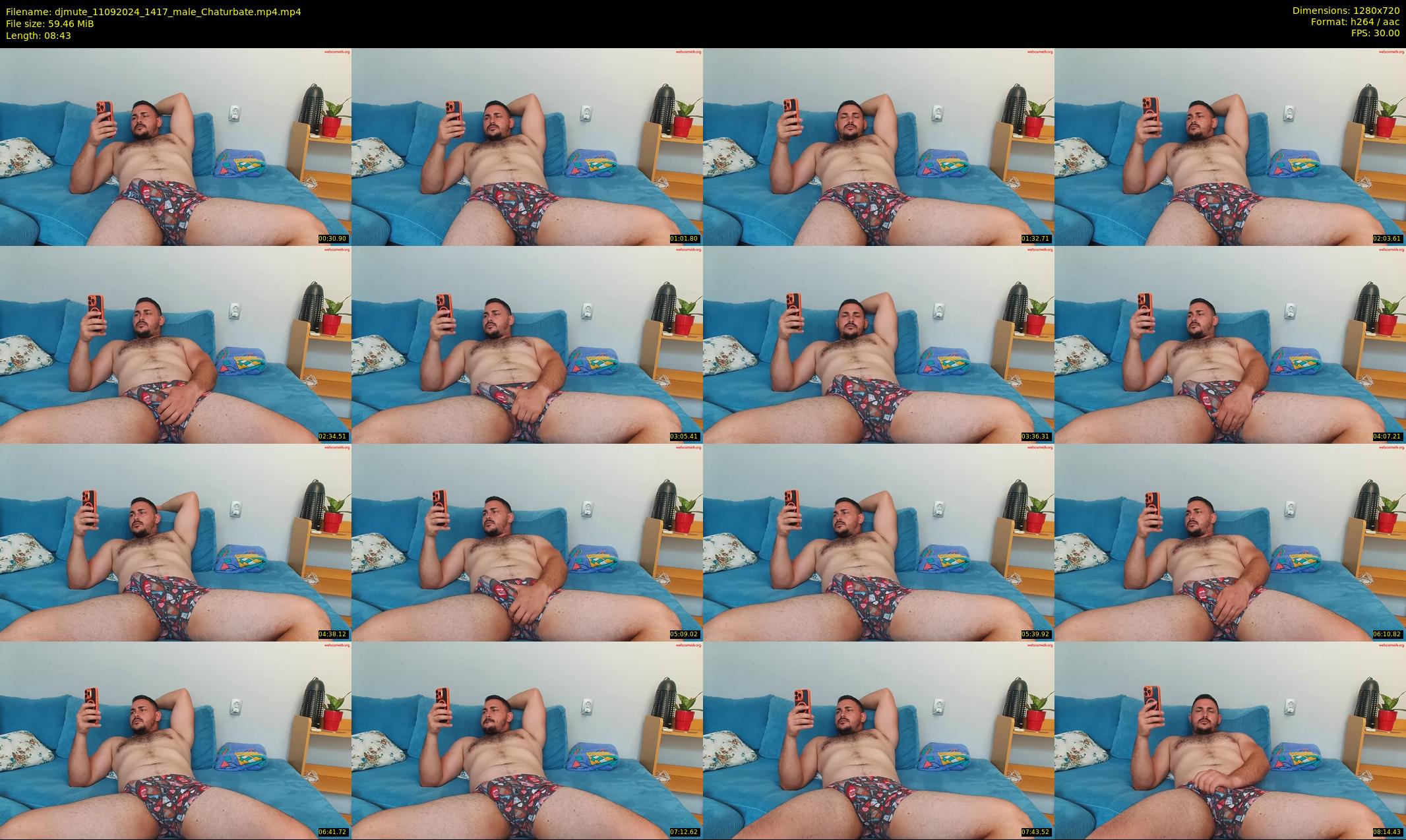 djmute — 9 minute Chaturbate male cam show recording, 720p, Sep 11, 2024