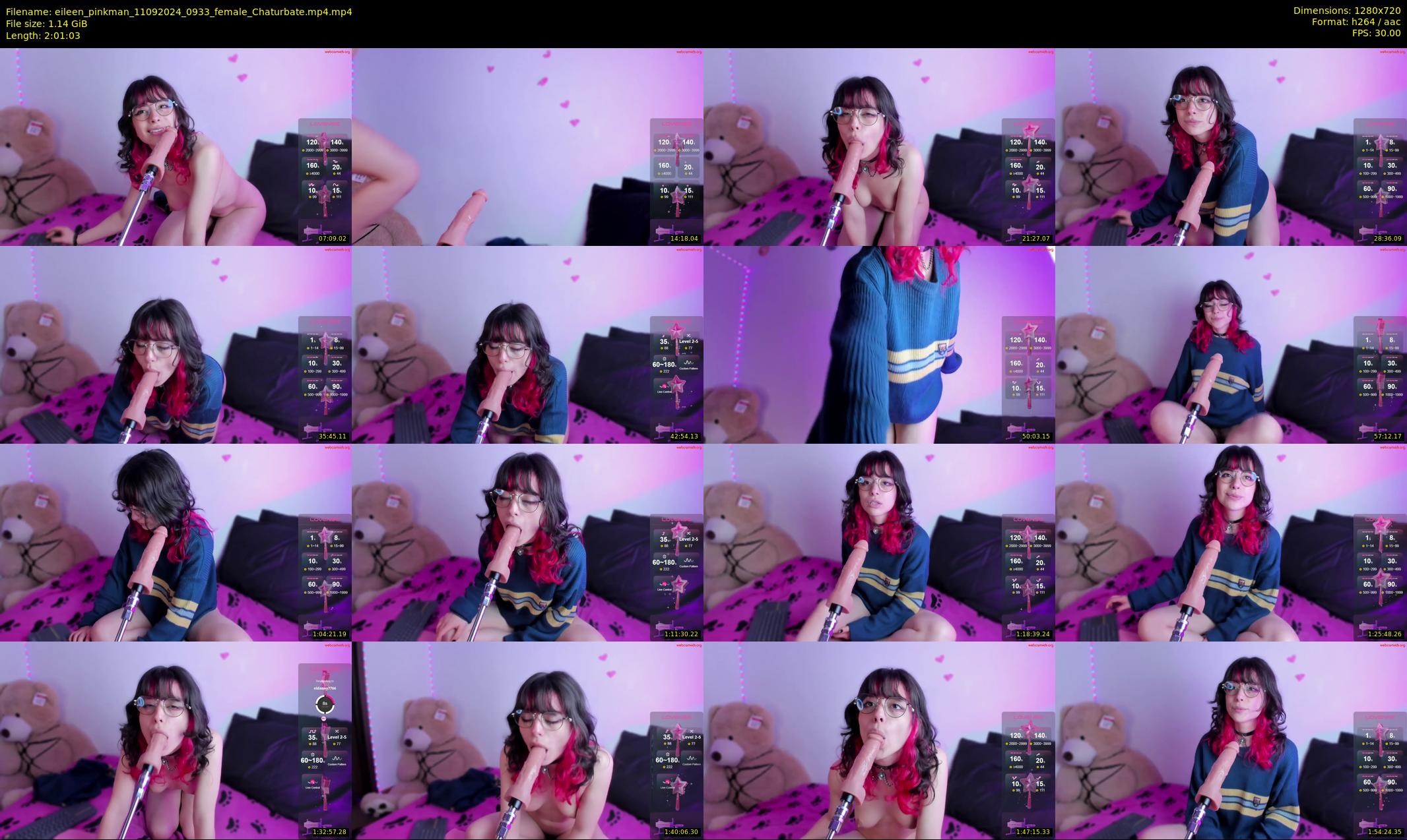 eileen_pinkman — 122 minute Chaturbate female cam show recording, 720p, Sep 11, 2024