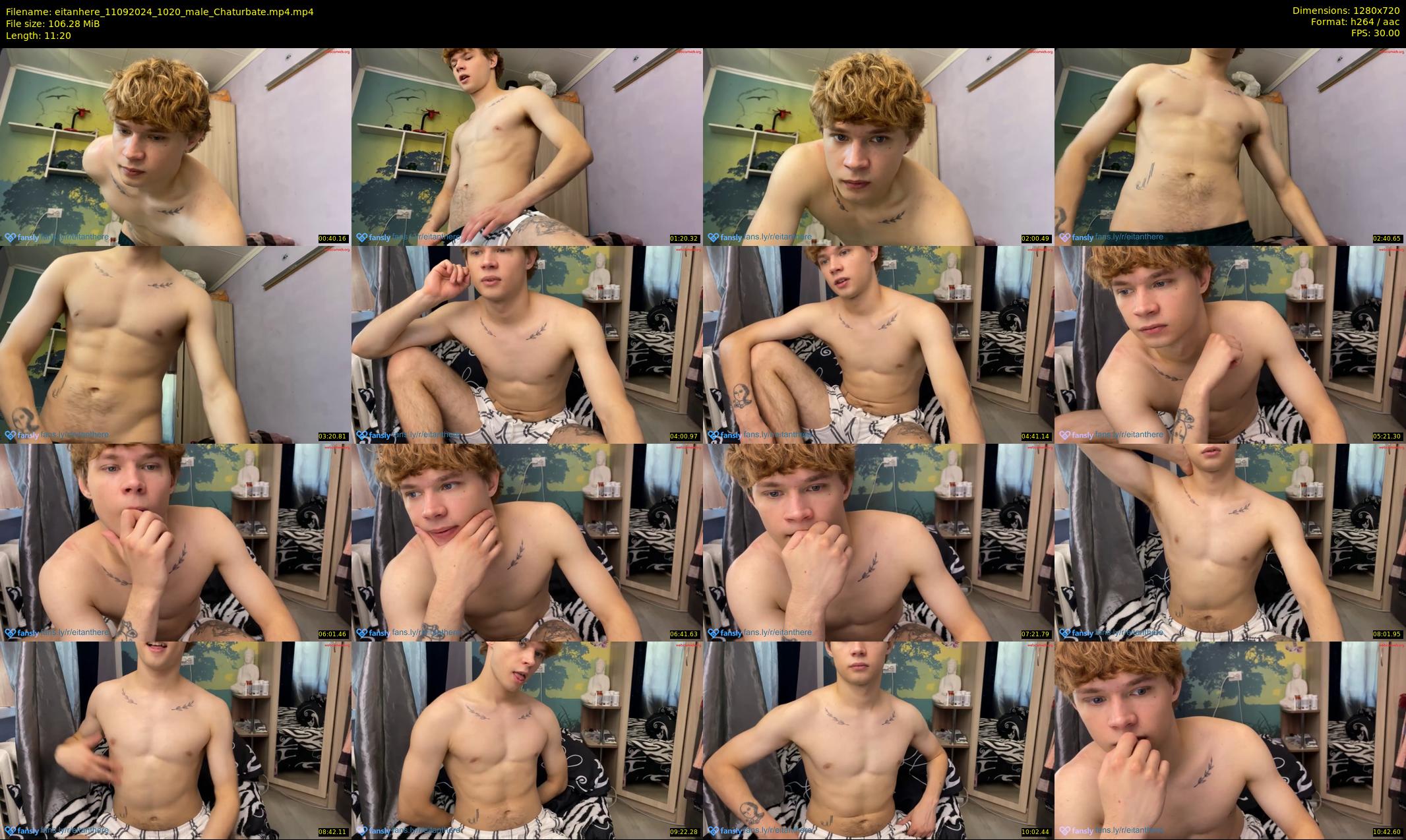 eitanhere — 12 minute Chaturbate male cam show recording, 720p, Sep 11, 2024