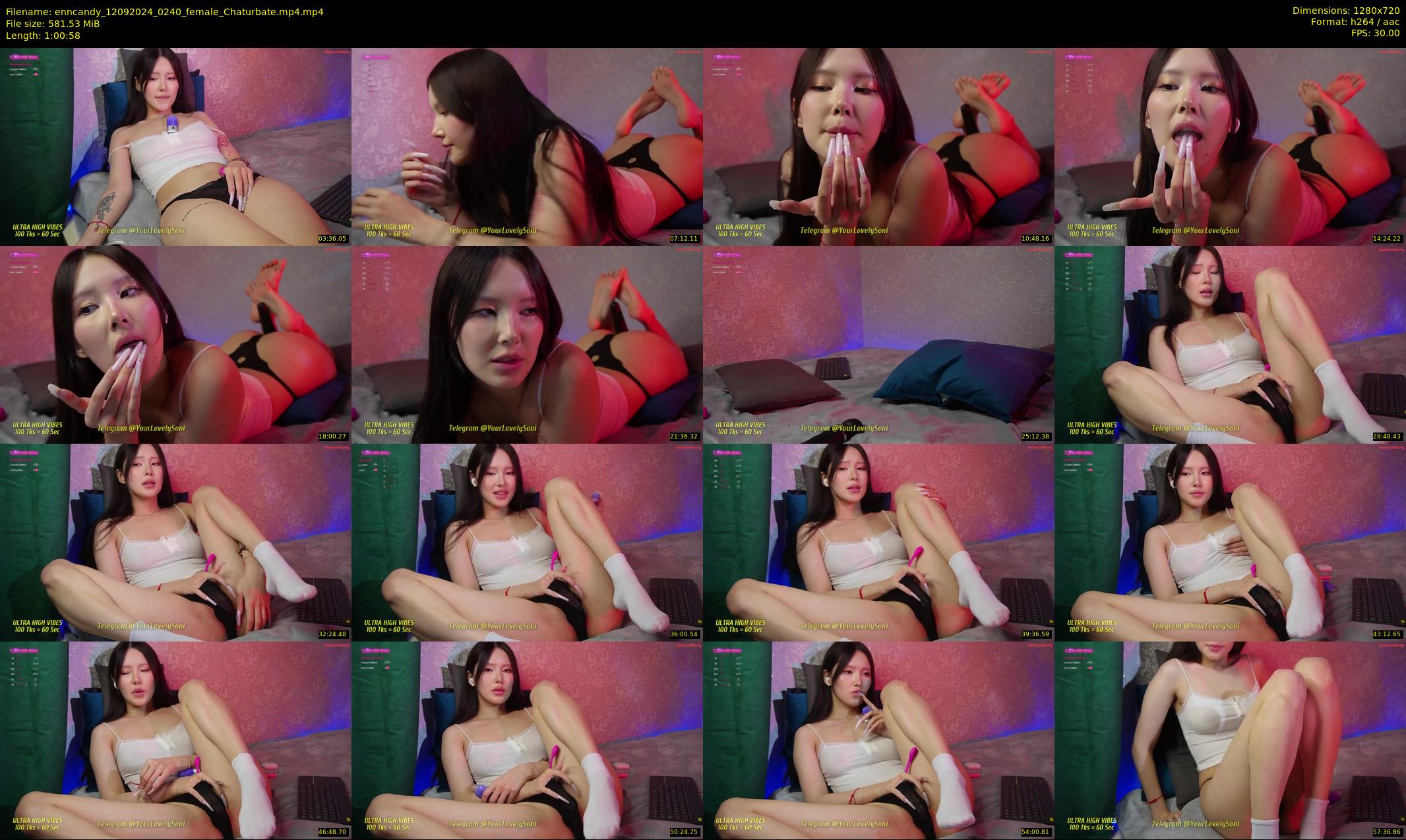enncandy — 61 minute Chaturbate female cam show recording, 720p, Sep 12, 2024