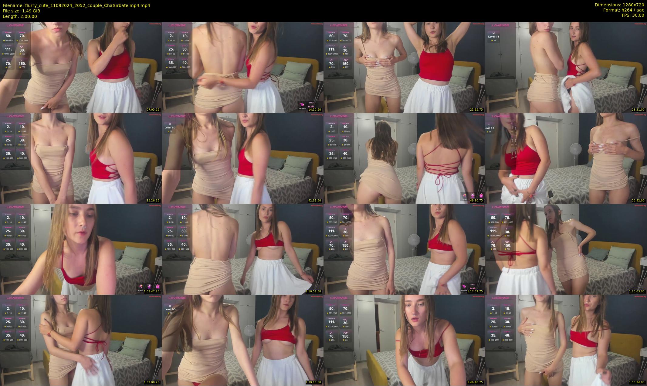 flurry_cute — 120 minute Chaturbate couple cam show recording, 720p, Sep 11, 2024