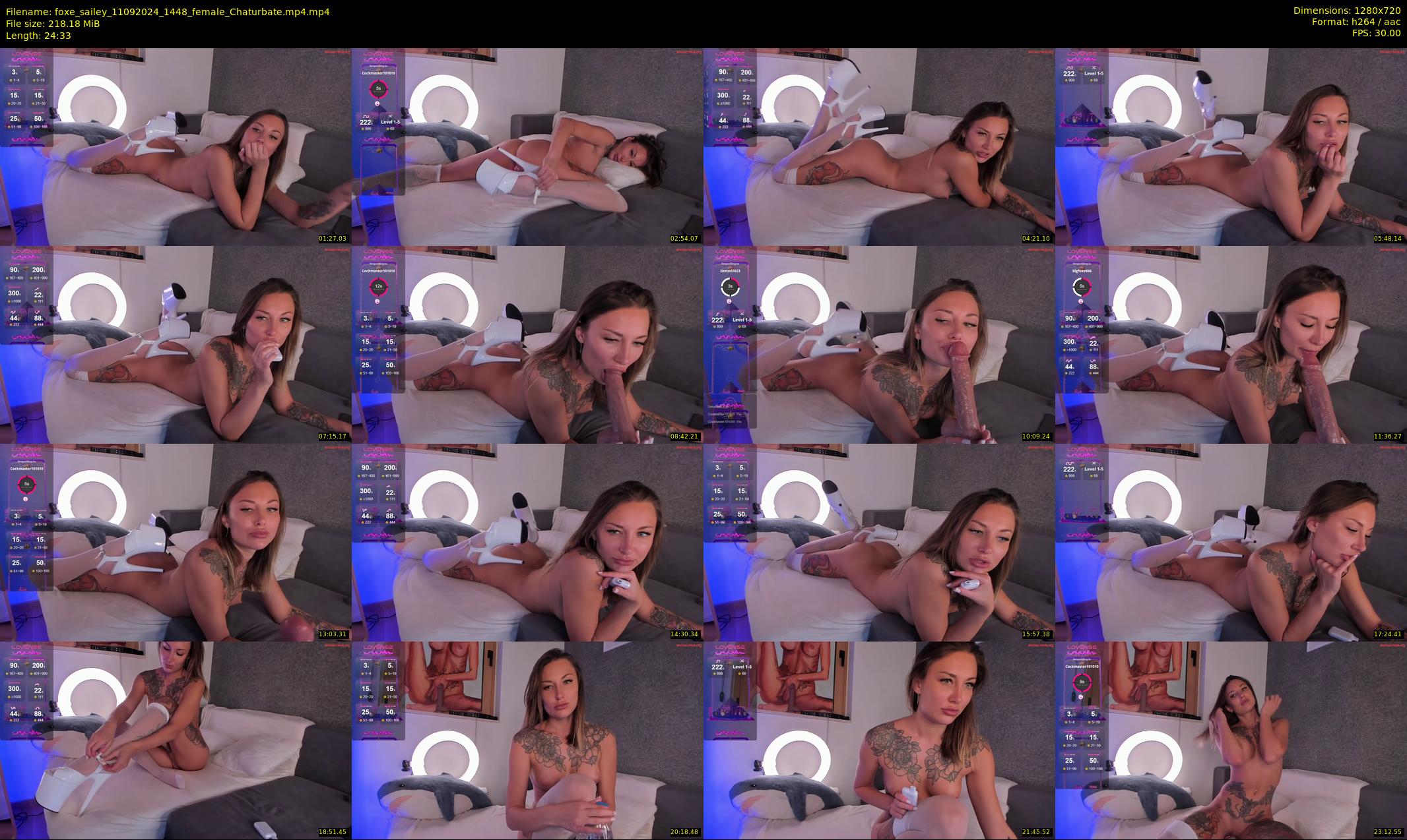 foxe_sailey — 25 minute Chaturbate female cam show recording, 720p, Sep 11, 2024