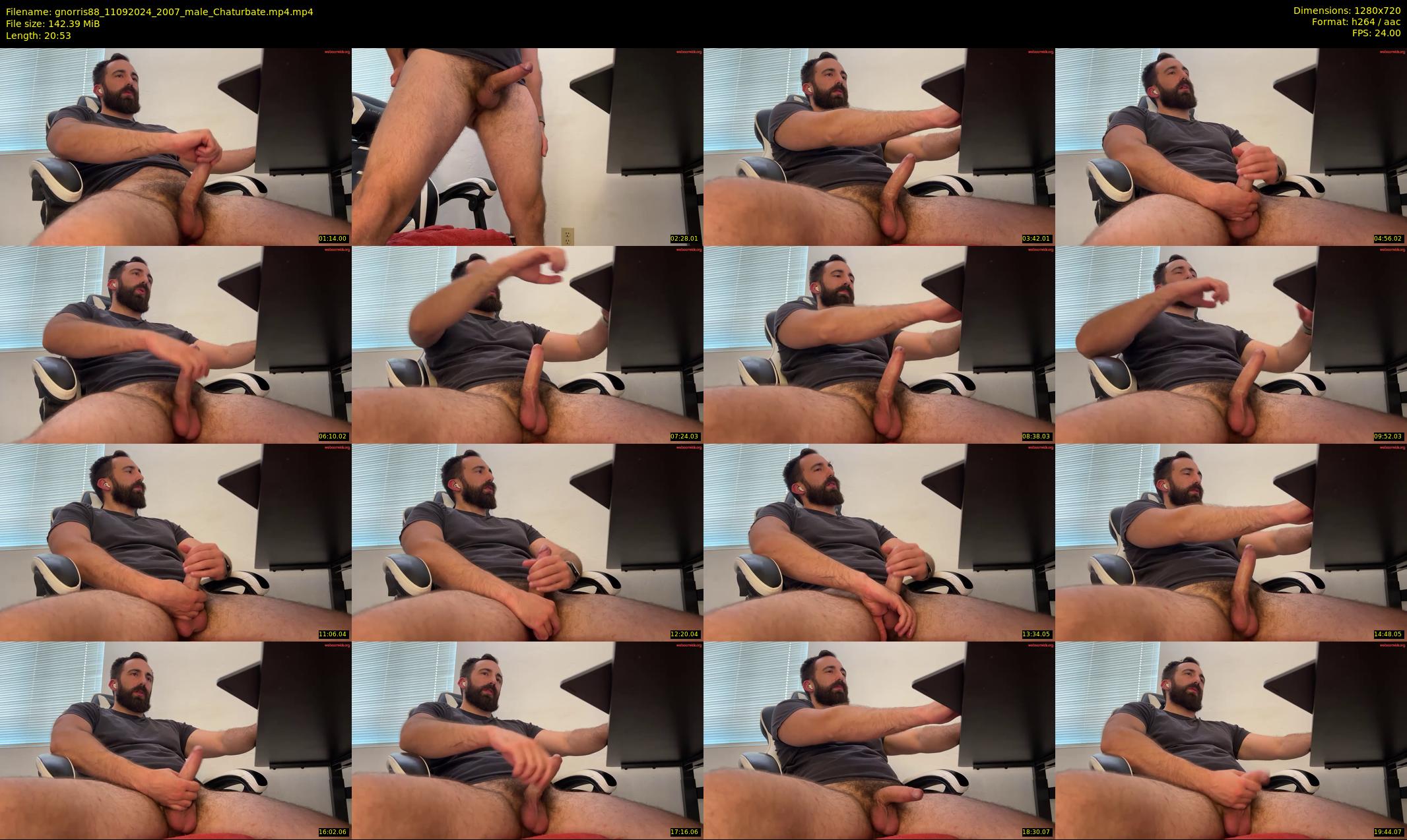 gnorris88 — 21 minute Chaturbate male cam show recording, 720p, Sep 11, 2024