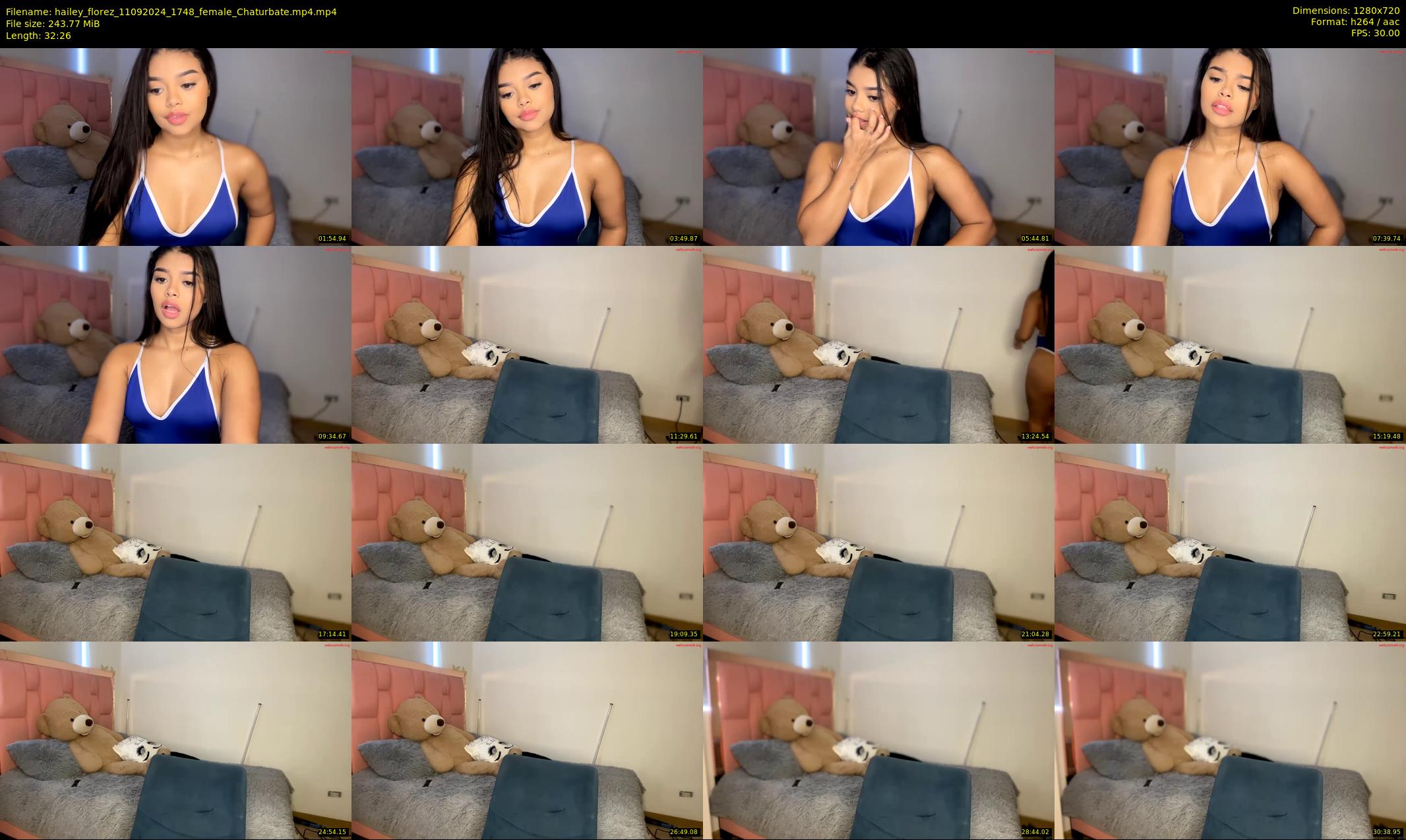 hailey_florez — 33 minute Chaturbate female cam show recording, 720p, Sep 11, 2024