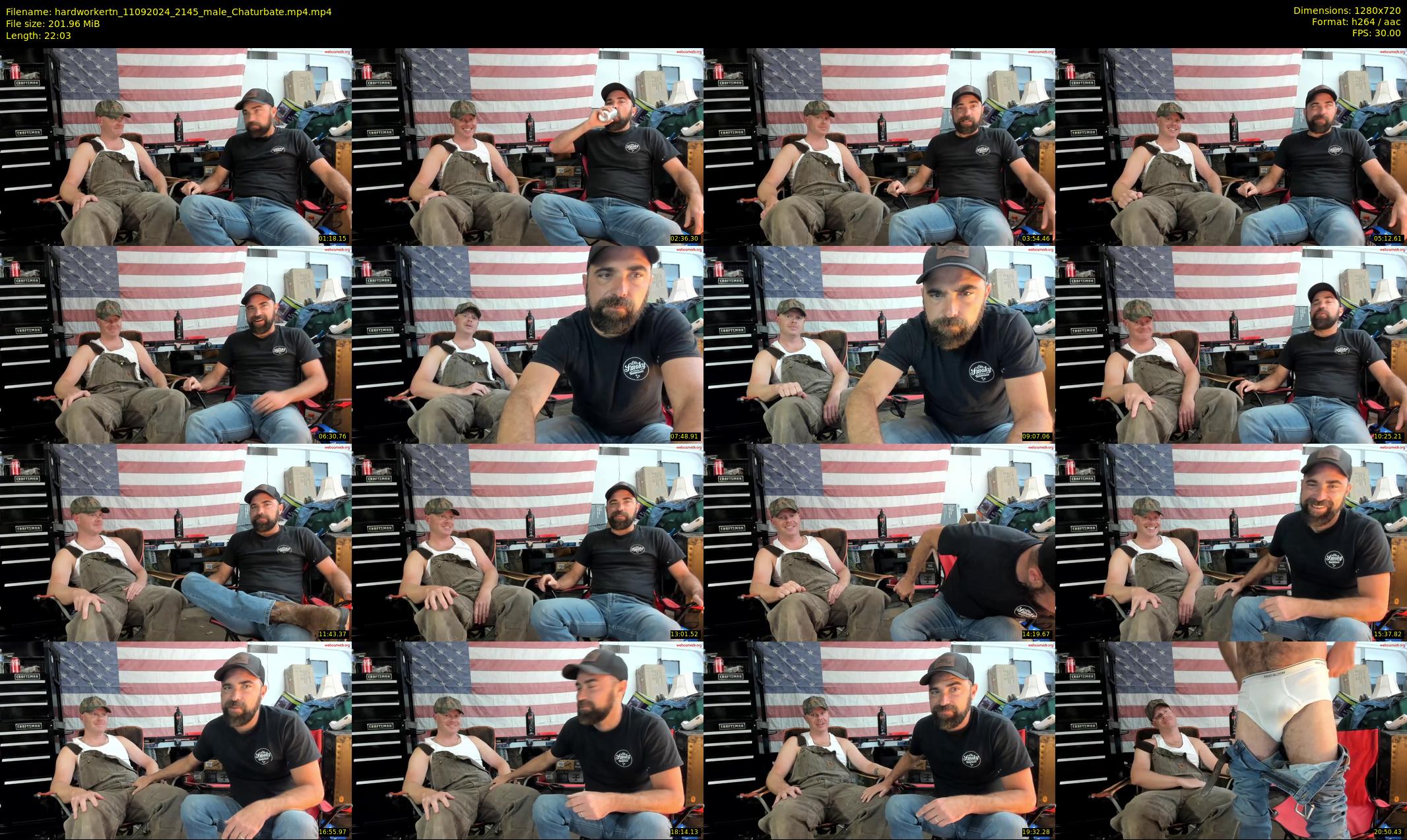 hardworkertn — 23 minute Chaturbate male cam show recording, 720p, Sep 11, 2024
