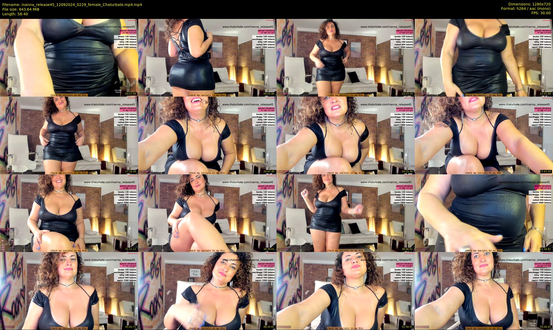 inanna_release45 — 59 minute Chaturbate female cam show recording, 720p, Sep 12, 2024