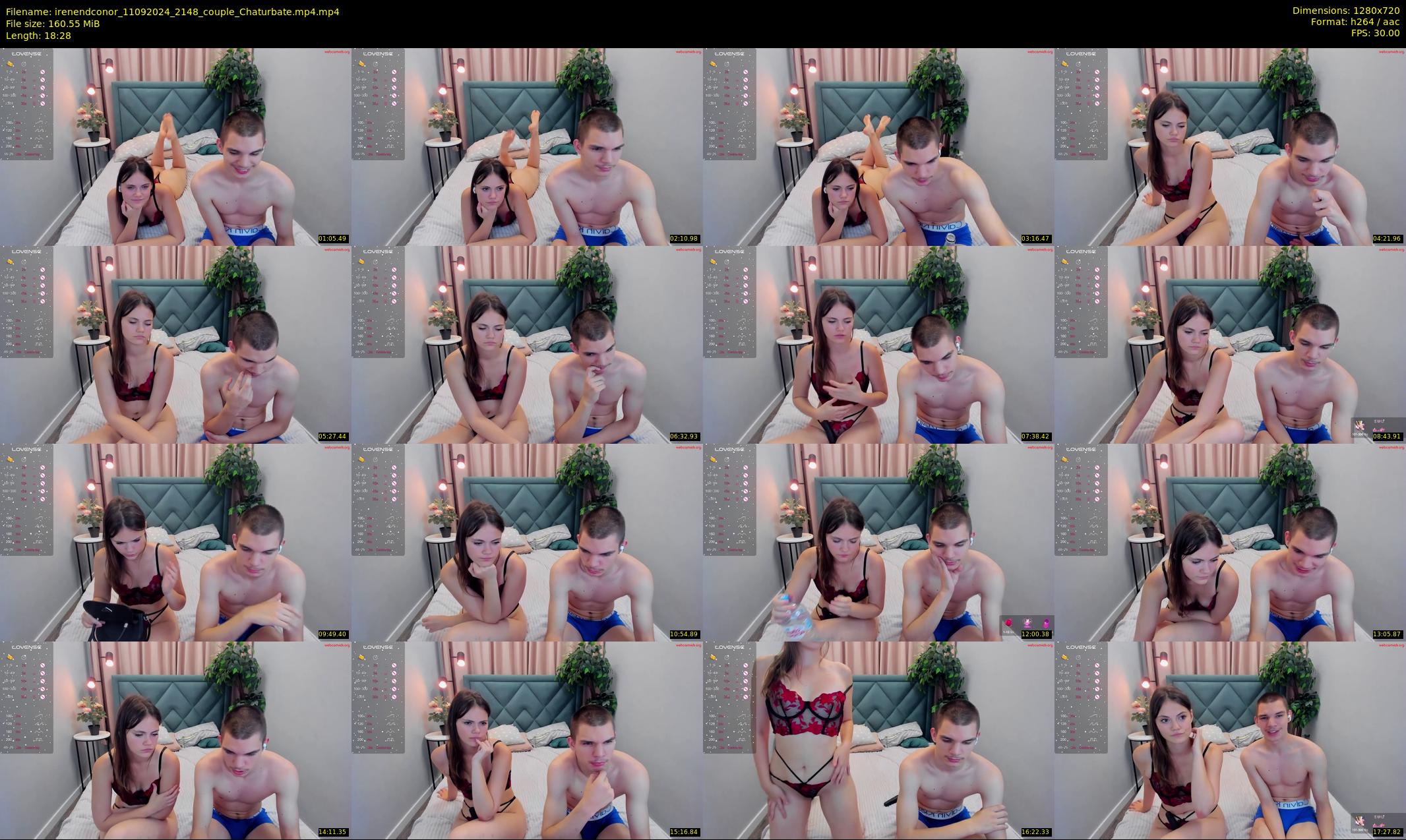 irenendconor — 19 minute Chaturbate couple cam show recording, 720p, Sep 11, 2024