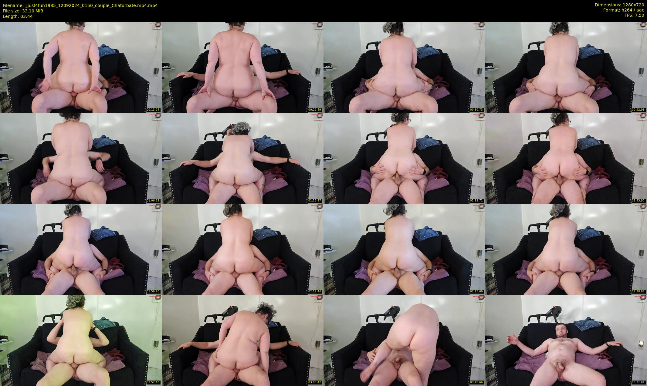 jjjust4fun1985 — 4 minute Chaturbate couple cam show recording, 720p, Sep 12, 2024