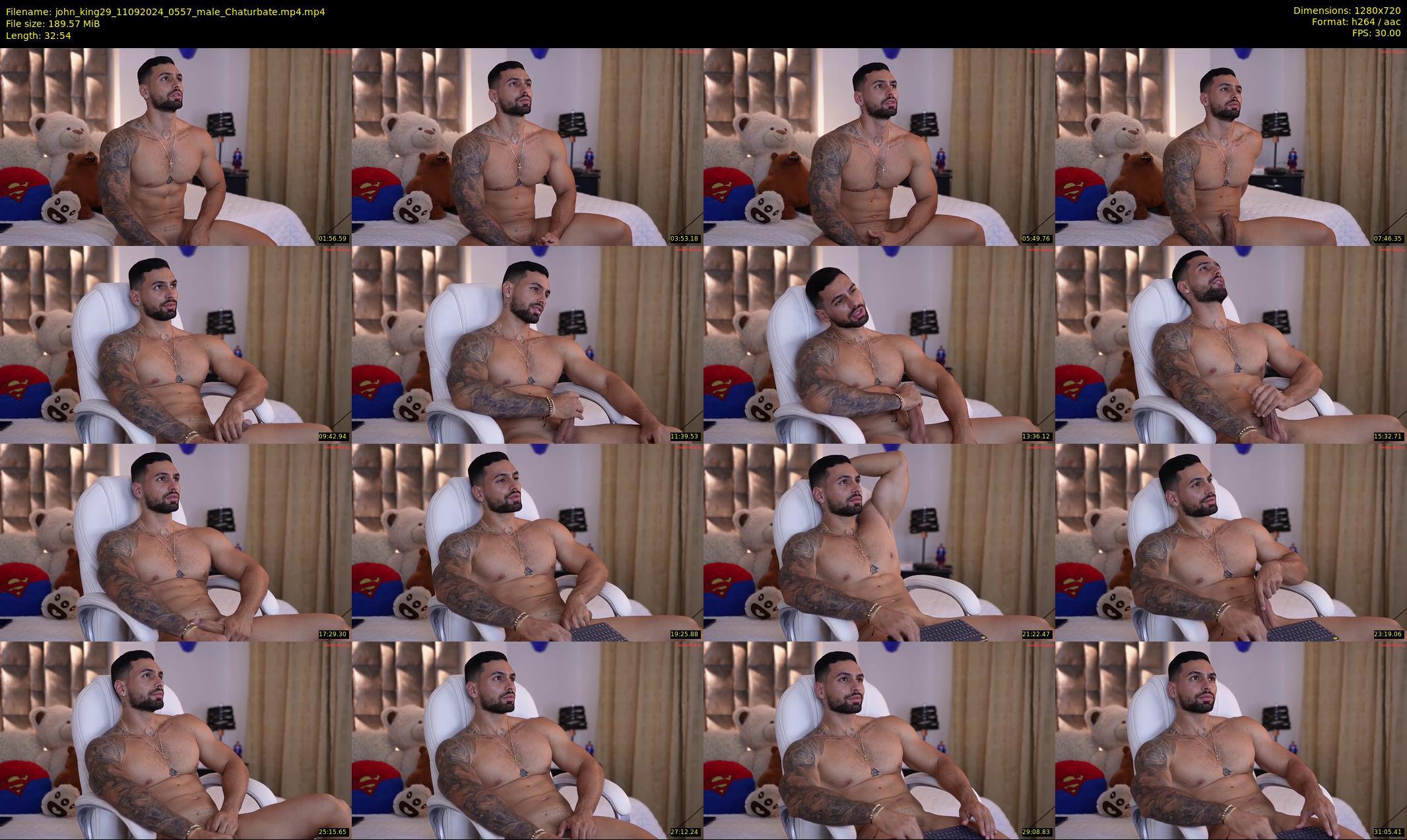 john_king29 — 33 minute Chaturbate male cam show recording, 720p, Sep 11, 2024